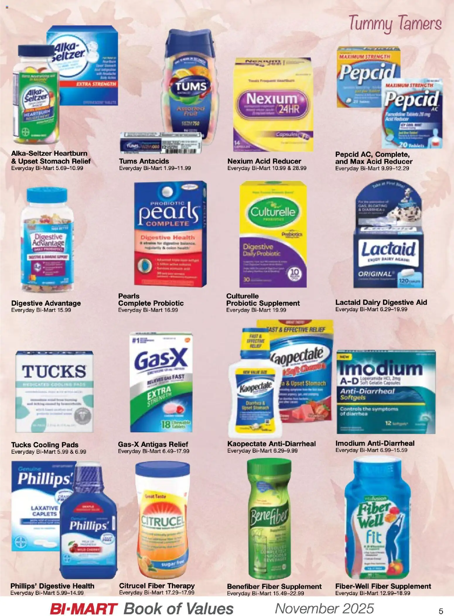 Bi-Mart November Health & Beauty Book of Values - valid from 01.11.2025 | Page: 5 | Products: Pads, Sugar