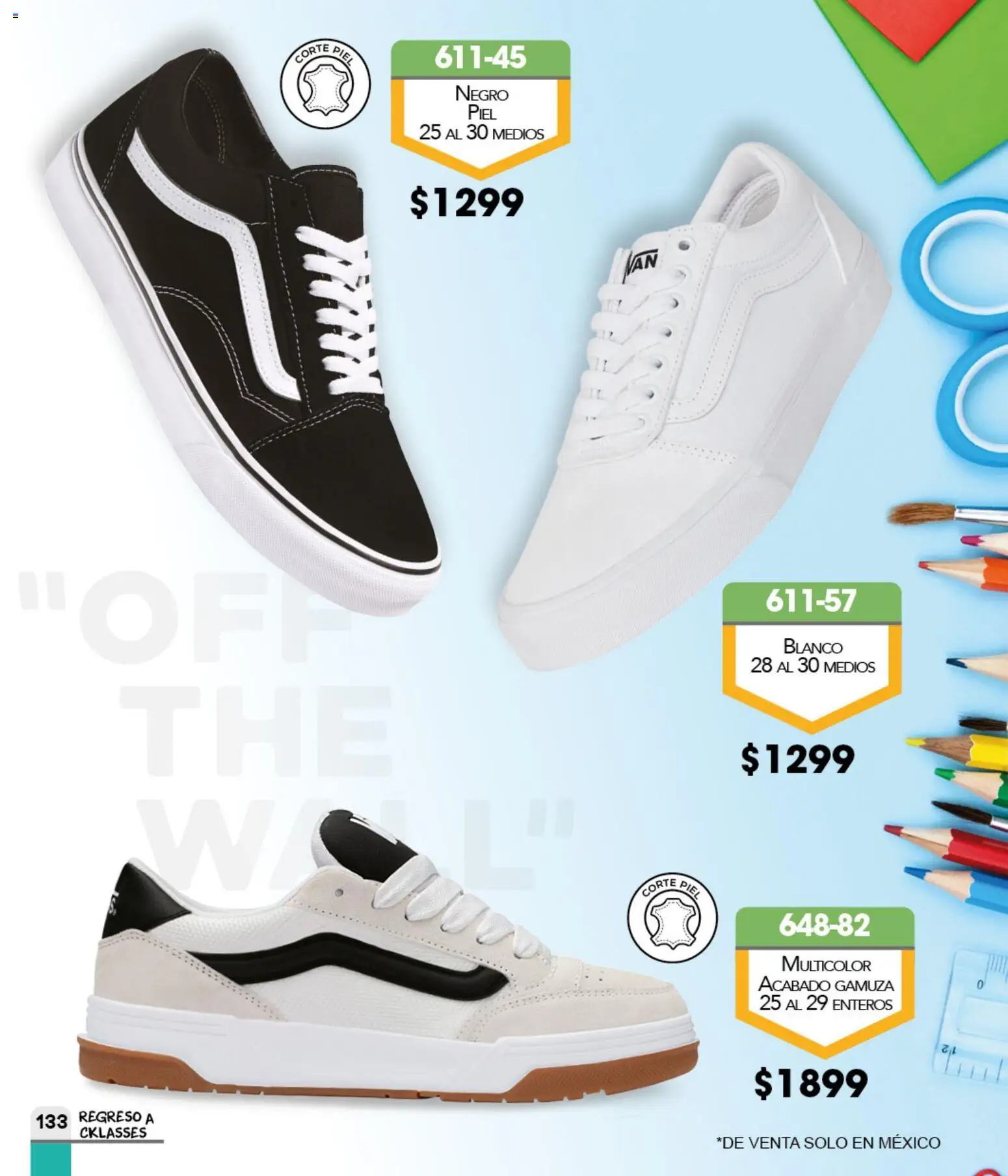 Nuevas ofertas de Cklass válidas en toda la República Mexicana desde el 06.01.2026. ¡Encuentra las mejores ofertas en Cklass catálogo Regreso a clases 2026! | Página: 134 | Productos: Gamuza