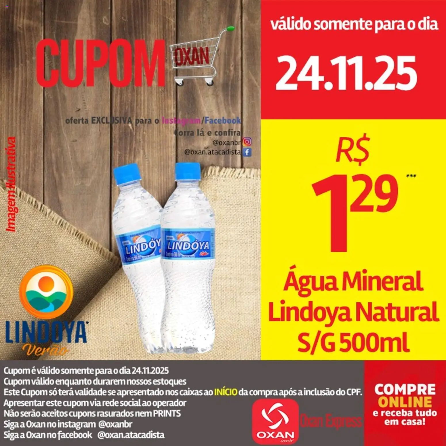 Oxan Atacadista Folheto - válido de 24.11.2025 | Página: 19 | Produtos: Água mineral