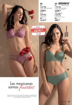 Vista previa de Andrea catálogo Lo más top, nuevo folleto de la tienda, válido en México a partir del 22.03.2026 | Página: 43