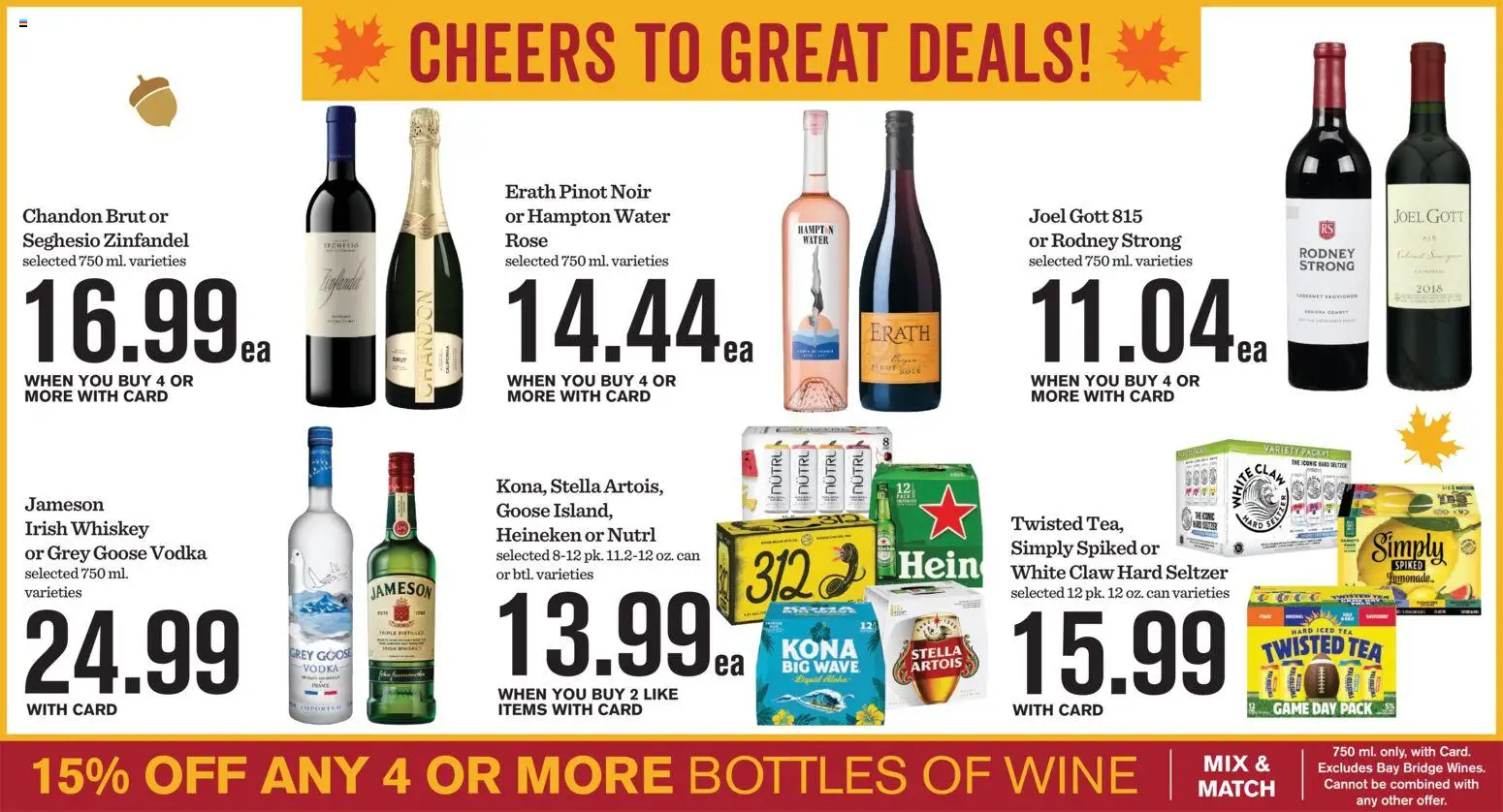 Mariano's Black Friday - valid from 19.11.2025 | Page: 10 | Products: Wine, Tea, Vodka, Game