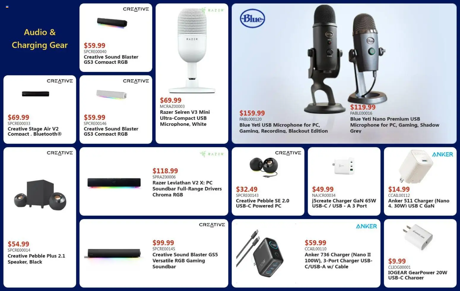 Canada Computers flyer valid from 20.03.2026 | Page: 22 | Products: PC, Audio, Cable, Microphone