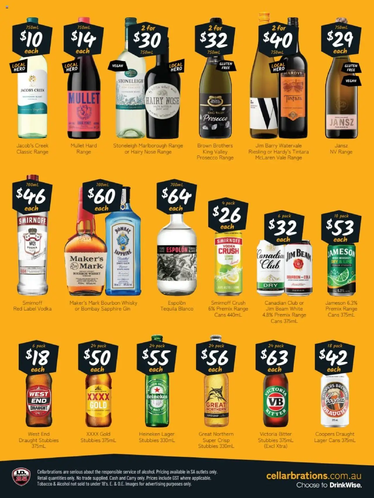 Cellarbrations catalogue - valid from 11.08.2025 | Page: 2 | Products: Gin, Vodka, Whiskey, Lemon