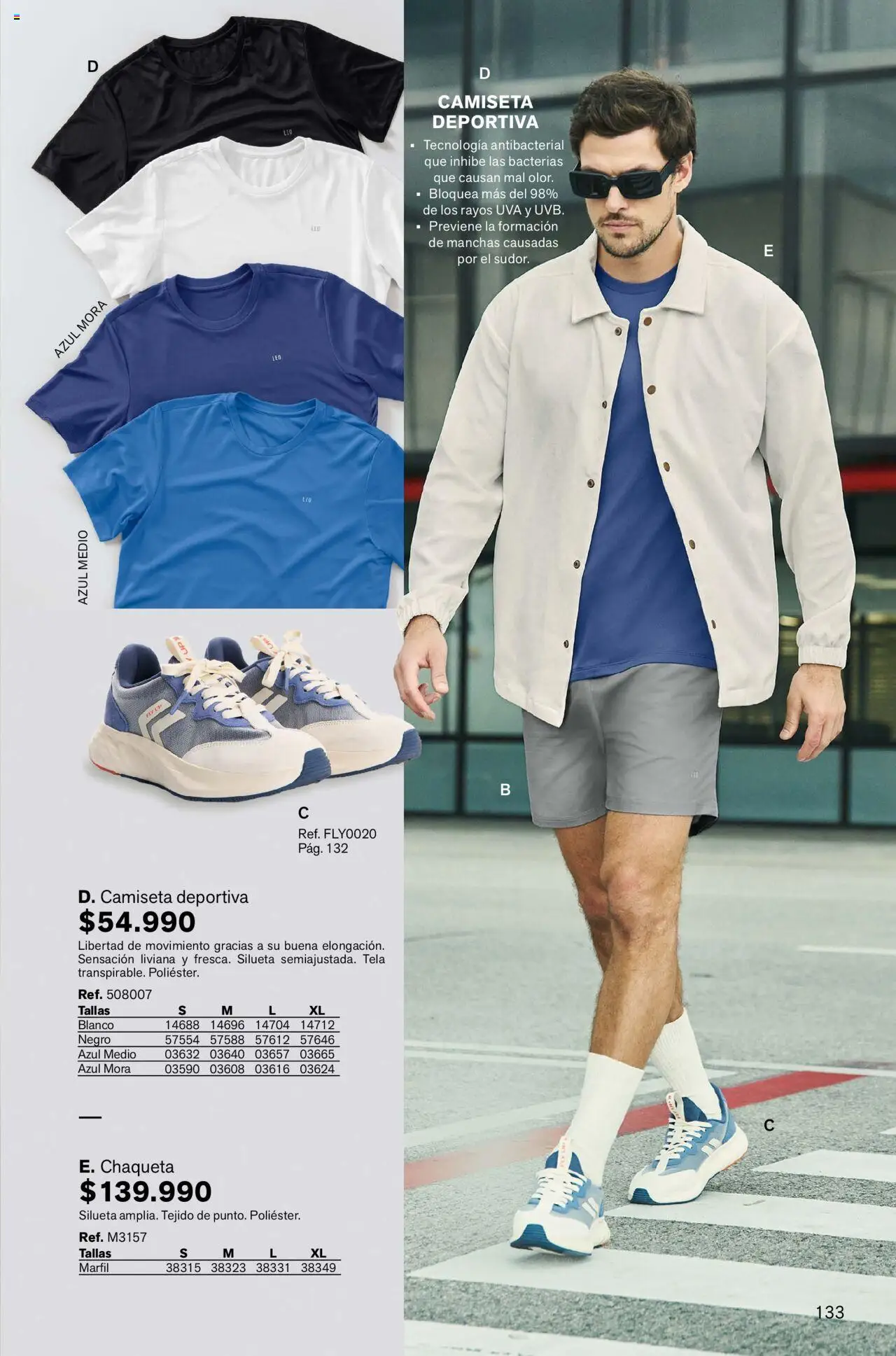 Leonisa revista - valida desde el 04.08.2025 | Página: 133 | Productos: Camiseta, Uva, Mora, Chaqueta