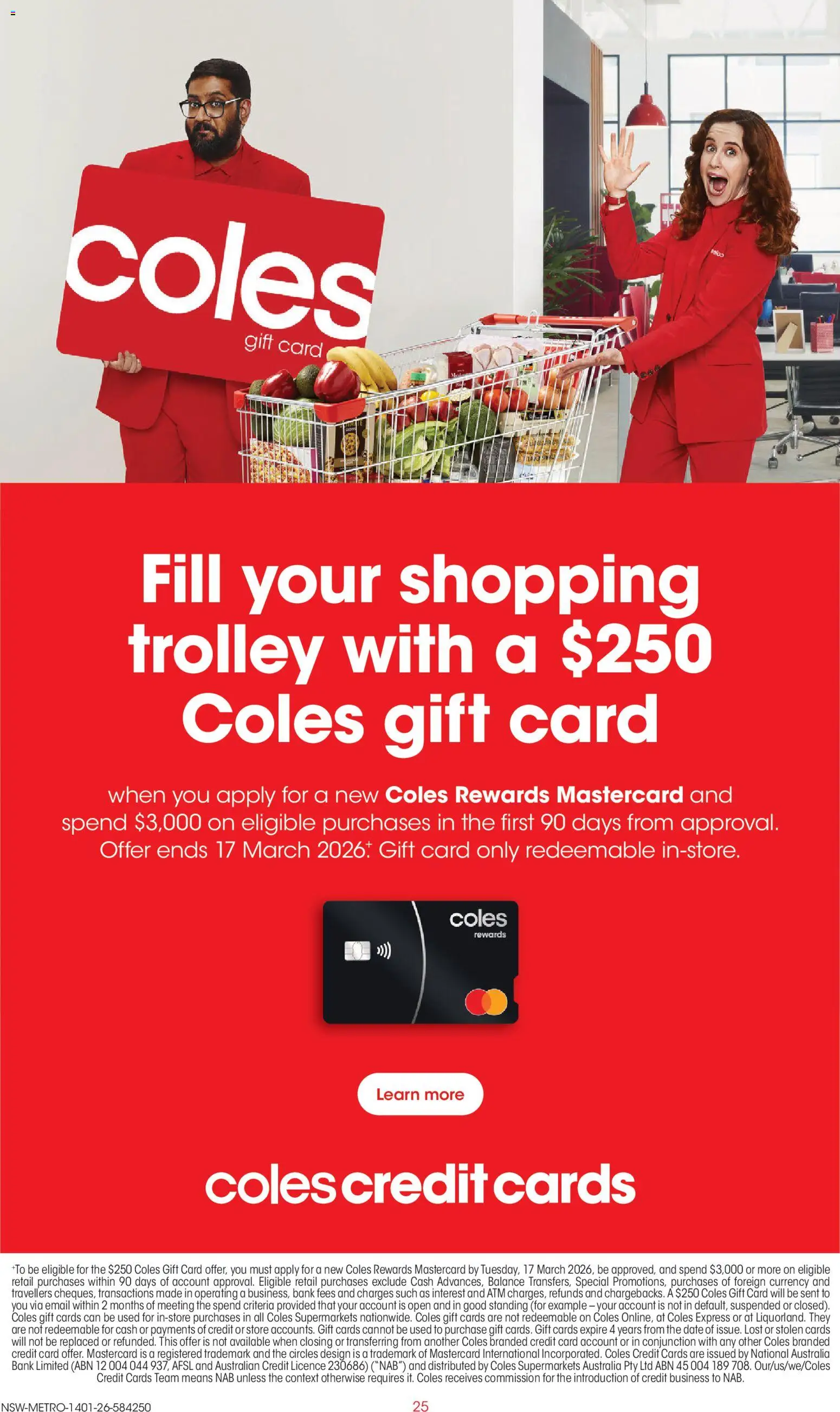 Coles catalogue - valid from 14.01.2026 | Page: 25 | Products: Trolley, Date