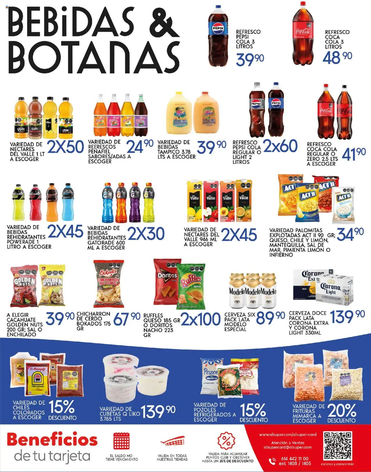 Nuevas ofertas de Alsuper válidas en toda la República Mexicana desde el 23.09.2025. ¡Encuentra las mejores ofertas en Alsuper - Folleto Laguna! | Página: 7 | Productos: Refresco, Pimienta, Limón, Cerdo