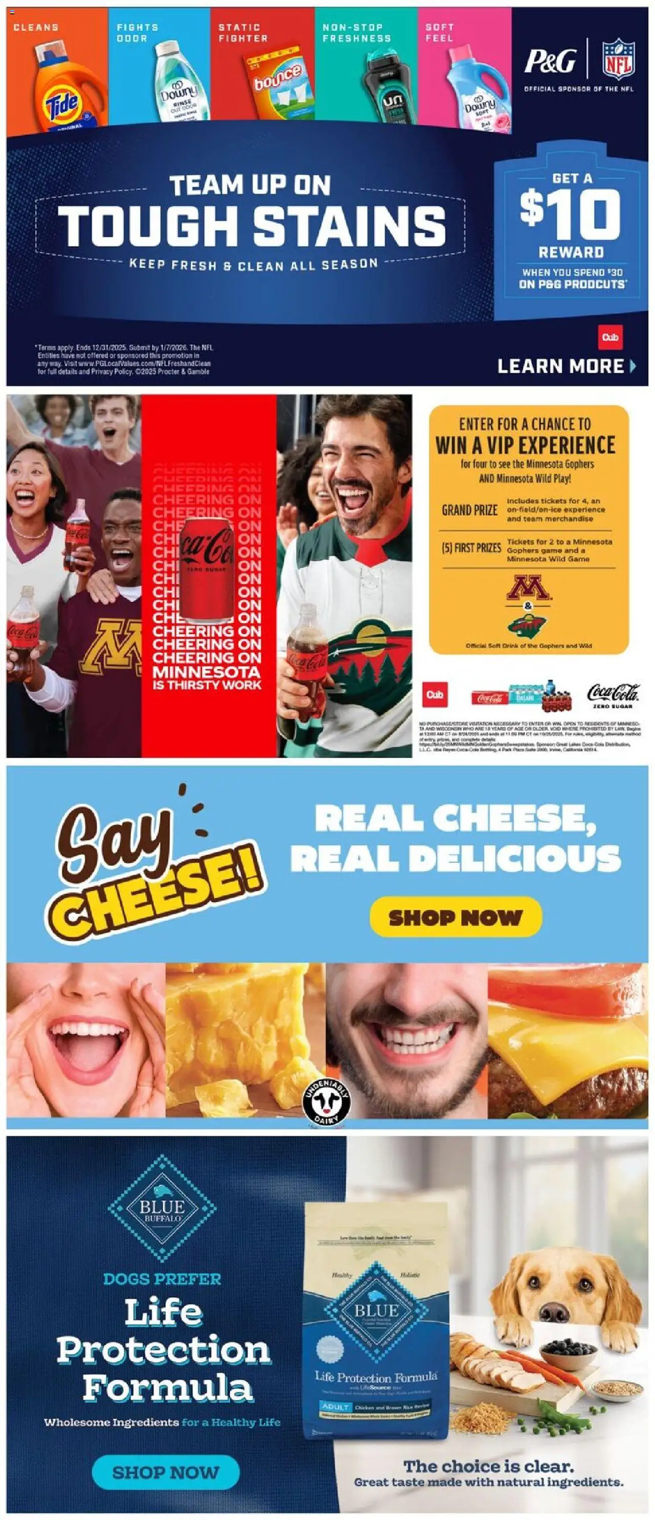 Cub Foods Weekly Ad - valid from 05.10.2025 | Page: 7 | Products: Cheese, Rice, Sugar, Game