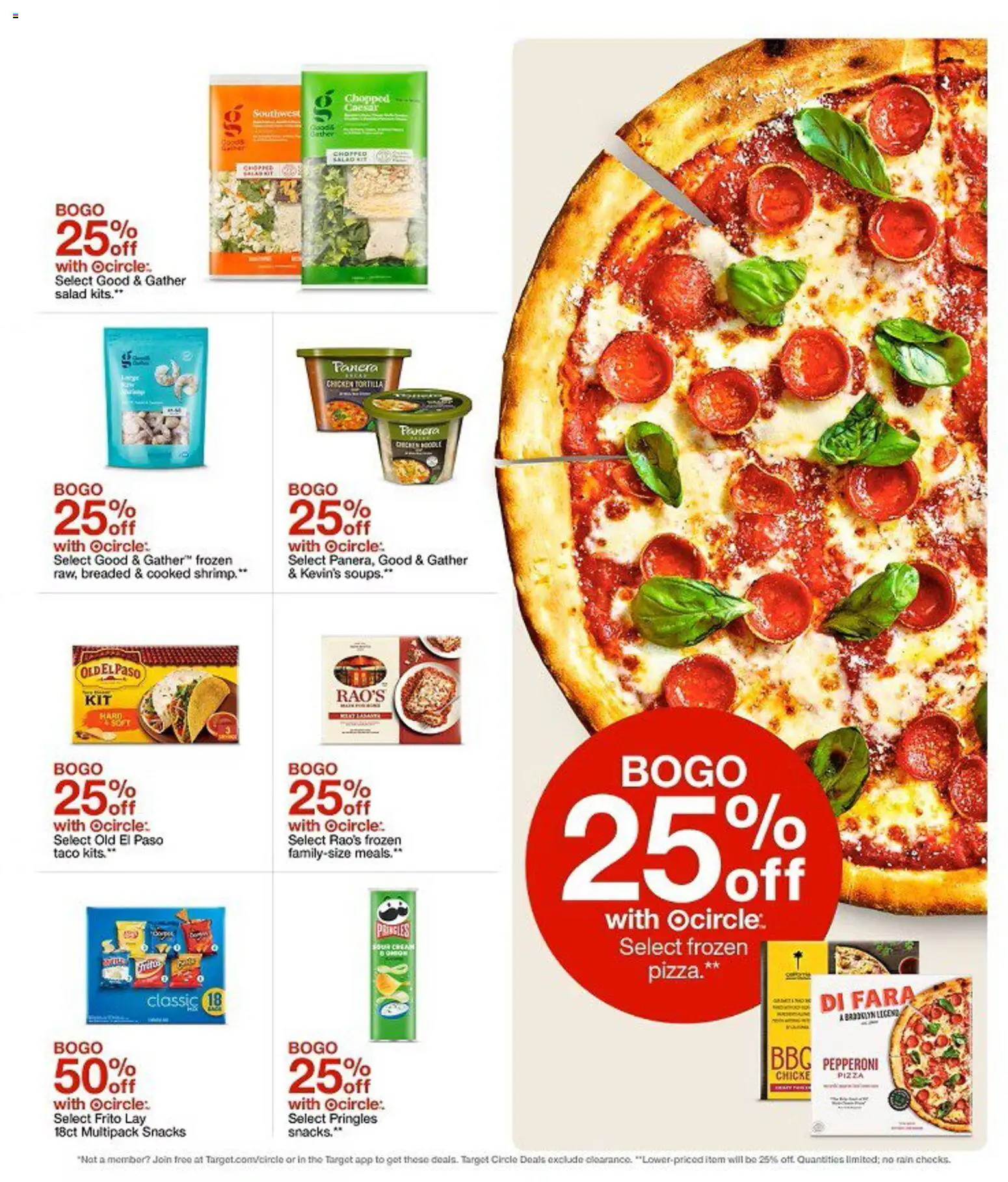 Target Weekly Ad - valid from 01.03.2026 | Page: 28 | Products: Pizza, Cream, Salad