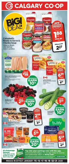 Preview of Calgary Co-op weekly flyer / circulaire from shop Calgary Co-op valid from 15.01.2026