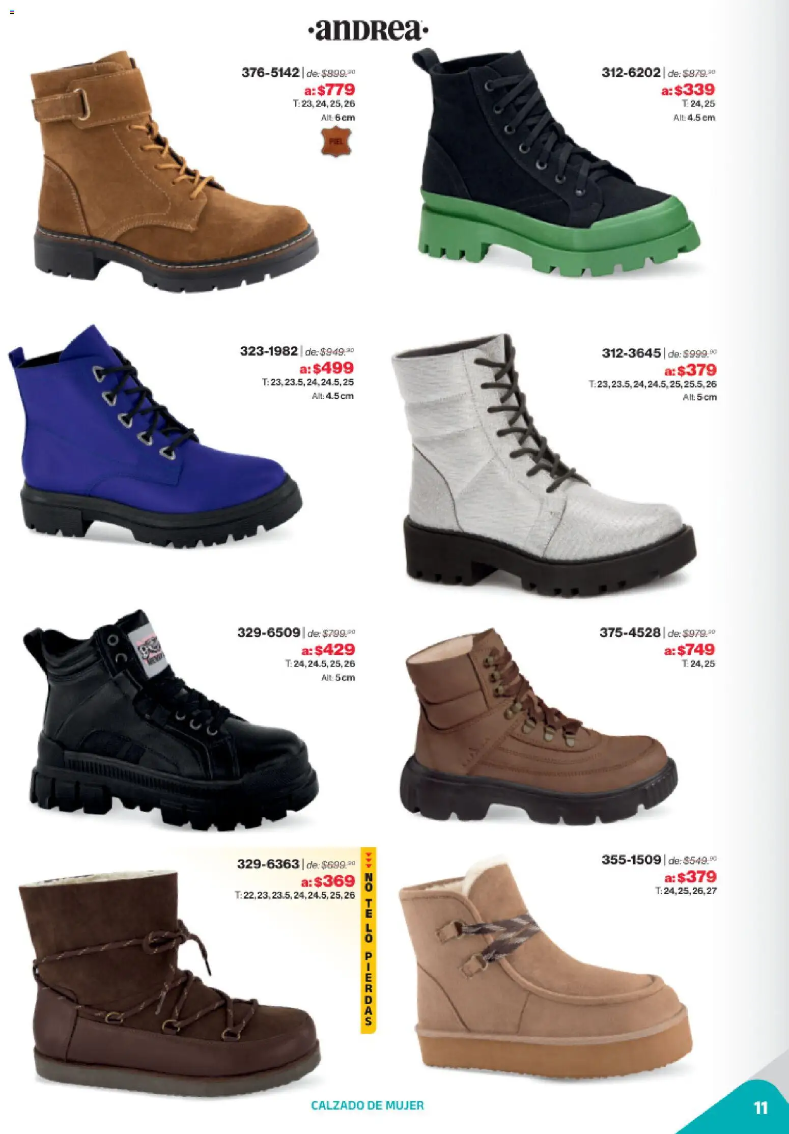 Nuevas ofertas de Andrea válidas en toda la República Mexicana desde el 02.11.2025. ¡Encuentra las mejores ofertas en Andrea catálogo Outlet! | Página: 11