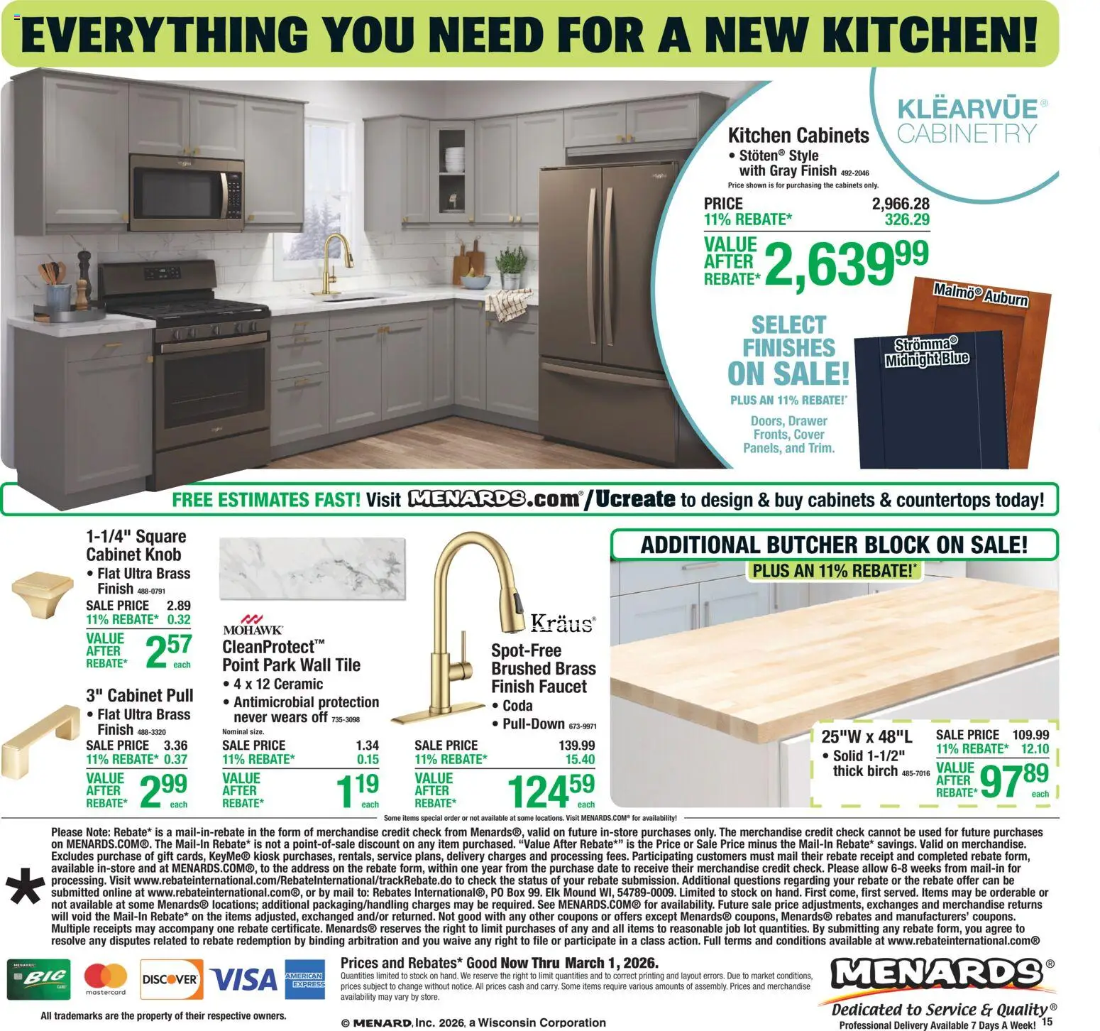 Menards - Weekly Ad - valid from 15.02.2026 | Page: 21 | Products: Box, Date