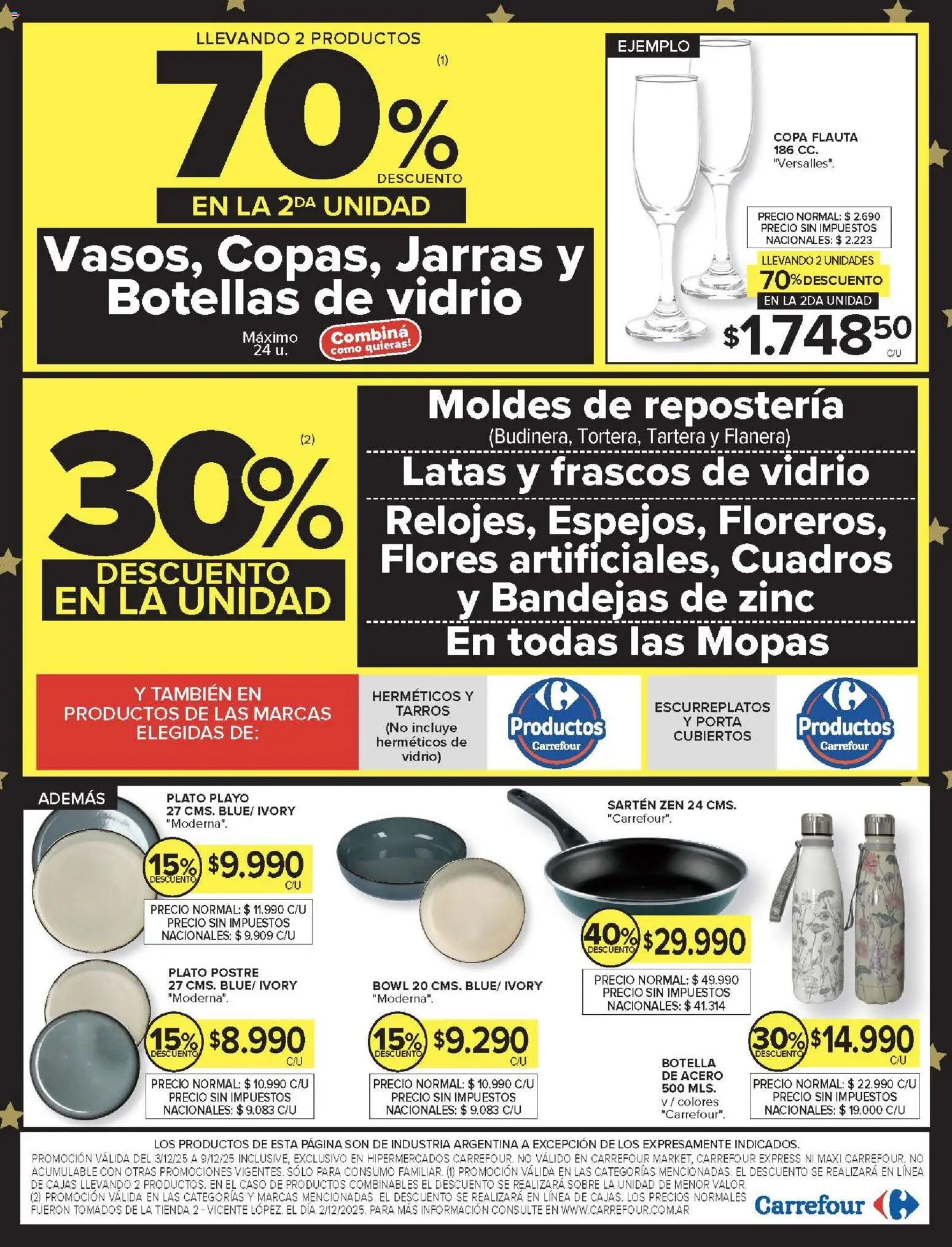 Carrefour - Carrefour Hiper 03 Diciembre - 9f59952f-7627-4a15-93a5-226a35a10741 │ válido desde el 03.12.2025 | Página: 25 | Productos: Flanera, Caso, Botella, Sobre