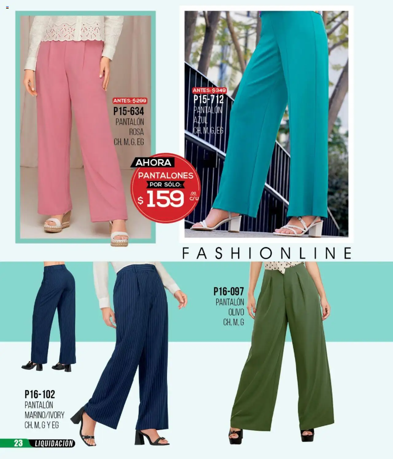 Nuevas ofertas de Cklass válidas en toda la República Mexicana desde el 09.09.2025. ¡Encuentra las mejores ofertas en Cklass - Catálogo Liquidacion Calzado! | Página: 207 | Productos: Pantalones