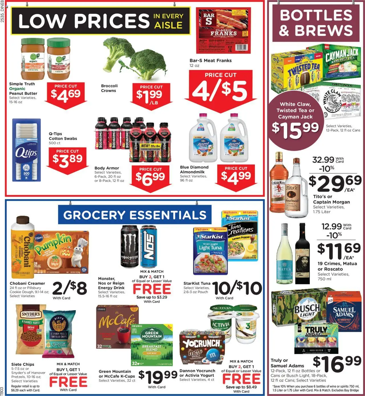 Baker's Weekly Ad - NE - valid from 01.10.2025 | Page: 6 | Products: Broccoli, Chips, Pepper, Lemon
