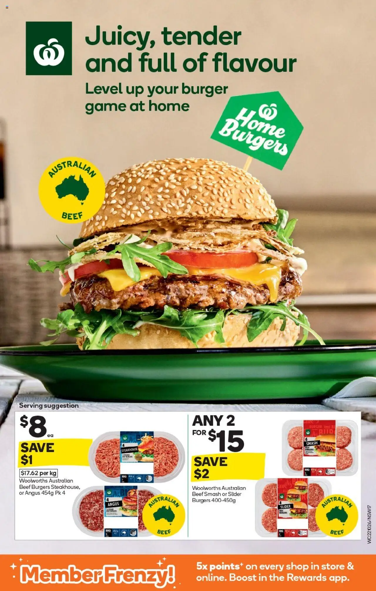 Woolworths catalogue - valid from 22.10.2025 | Page: 17 | Products: Beef, Game