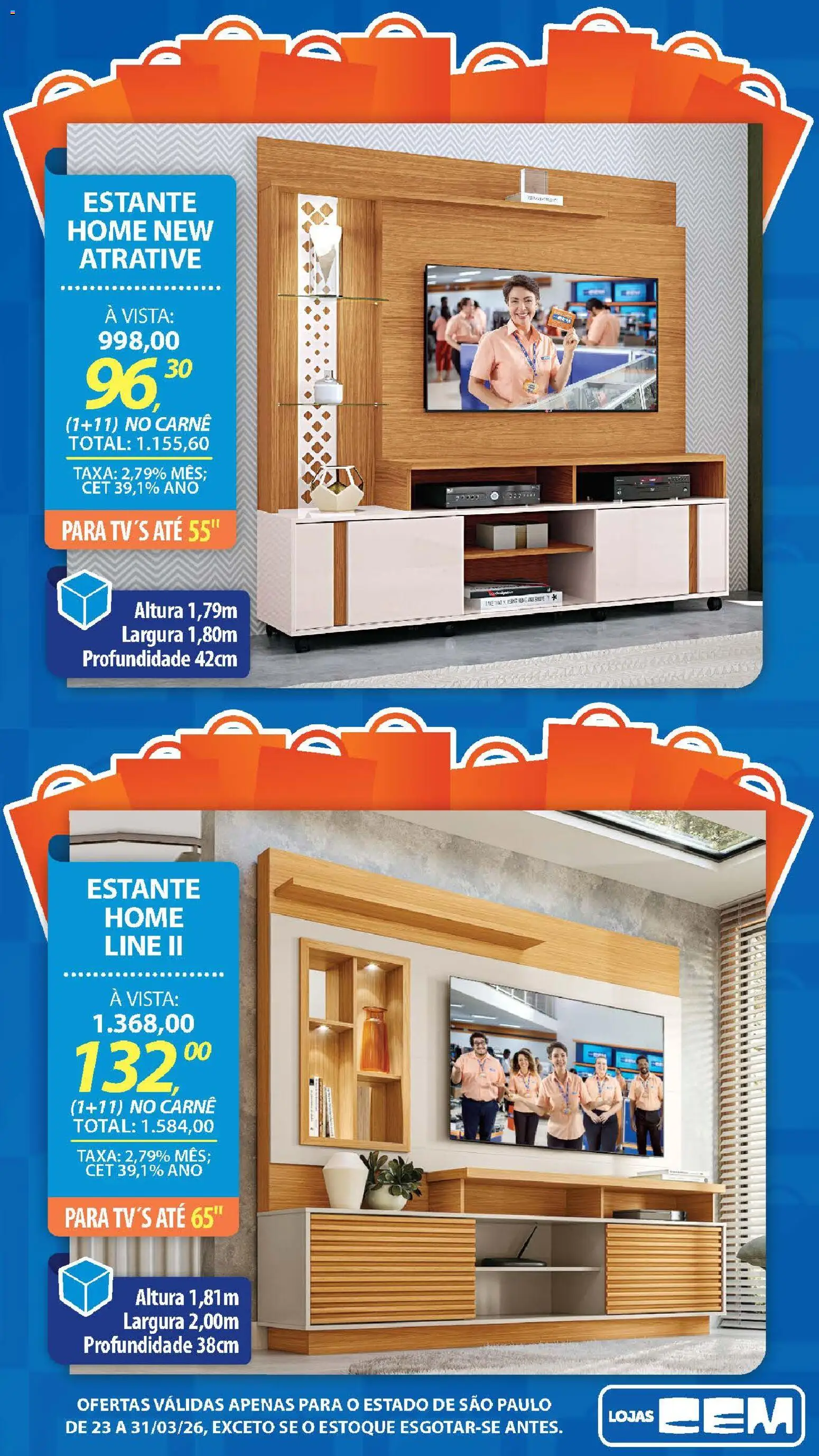 Lojas Cem Folheto - válido de 23.03.2026 | Página: 89