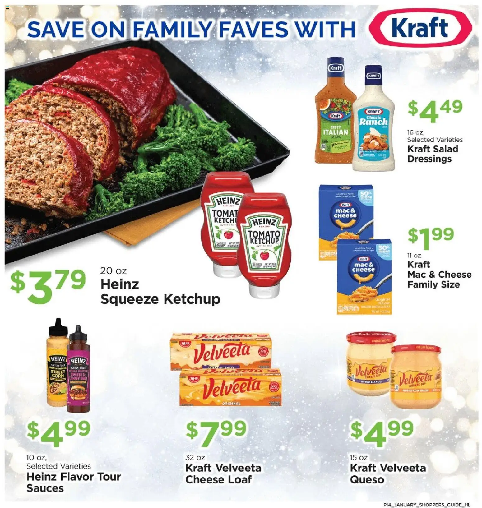 Homeland Bring Savings Home Shopper's Guide - valid from 01.01.2026 | Page: 14 | Products: Corn, Cheese, Ketchup, Salad