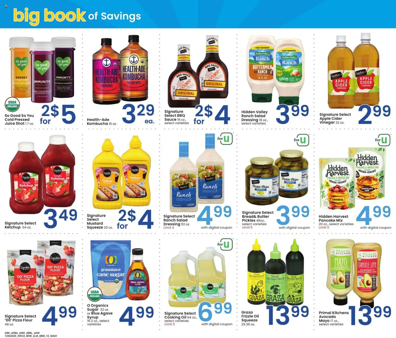 Albertsons Big Book of Savings - valid from 30.12.2025 | Page: 12 | Products: Chips, Ketchup, Salad, Sauce