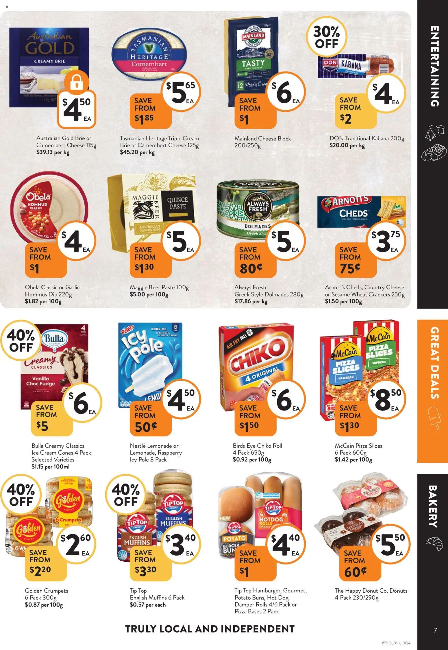 Foodworks catalogue - valid from 26.11.2025 | Page: 7 | Products: Crumpets, Muffins, Cream, Raspberry