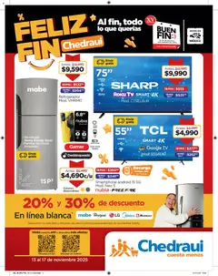 Vista previa de Chedraui Buen Fin, nuevo folleto de la tienda, válido en México a partir del 13.11.2025