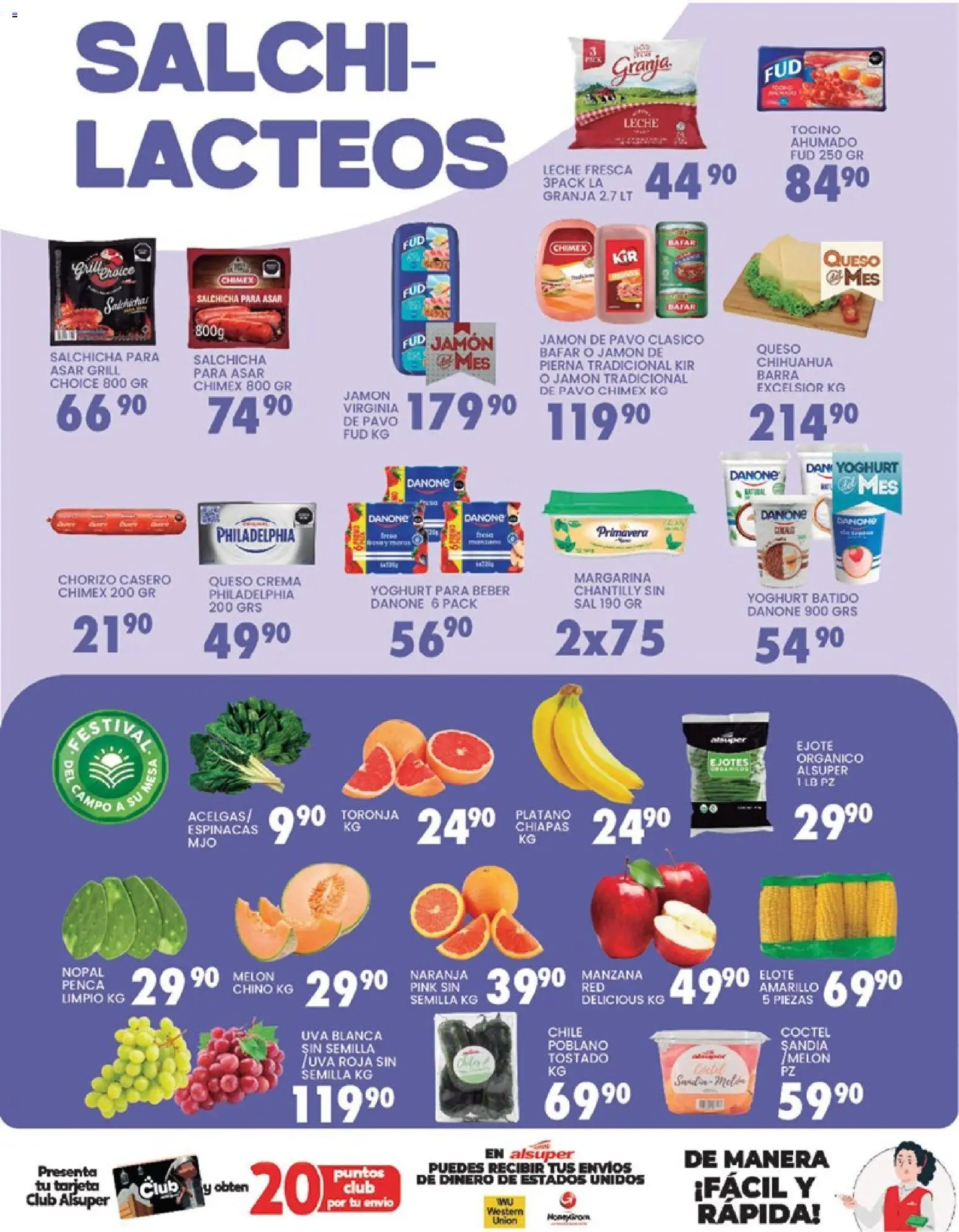 Nuevas ofertas de Alsuper válidas en toda la República Mexicana desde el 06.03.2026. ¡Encuentra las mejores ofertas en Alsuper folleto Zacatecas! | Página: 3