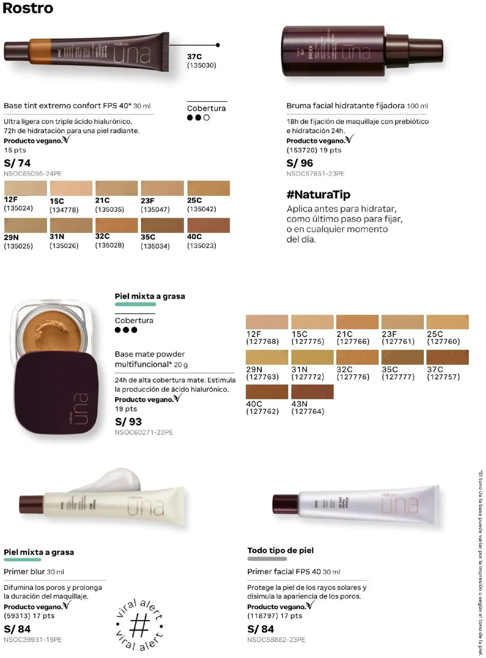 Catálogo Natura válido desde 31.03.2026 | Página: 71 | Productos: Maquillaje