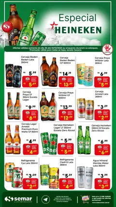 Semar Supermercado - Ofertas Epecial Heineken - Pré-Visualização do folheto da loja Semar Supermercado, válido de 26.11.2025