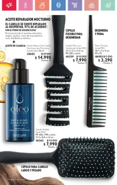 Oriflame catálogo │ válido desde el 23.08.2025 | Página: 124 | Productos: Nuez, Flexible, Peine, Aceite