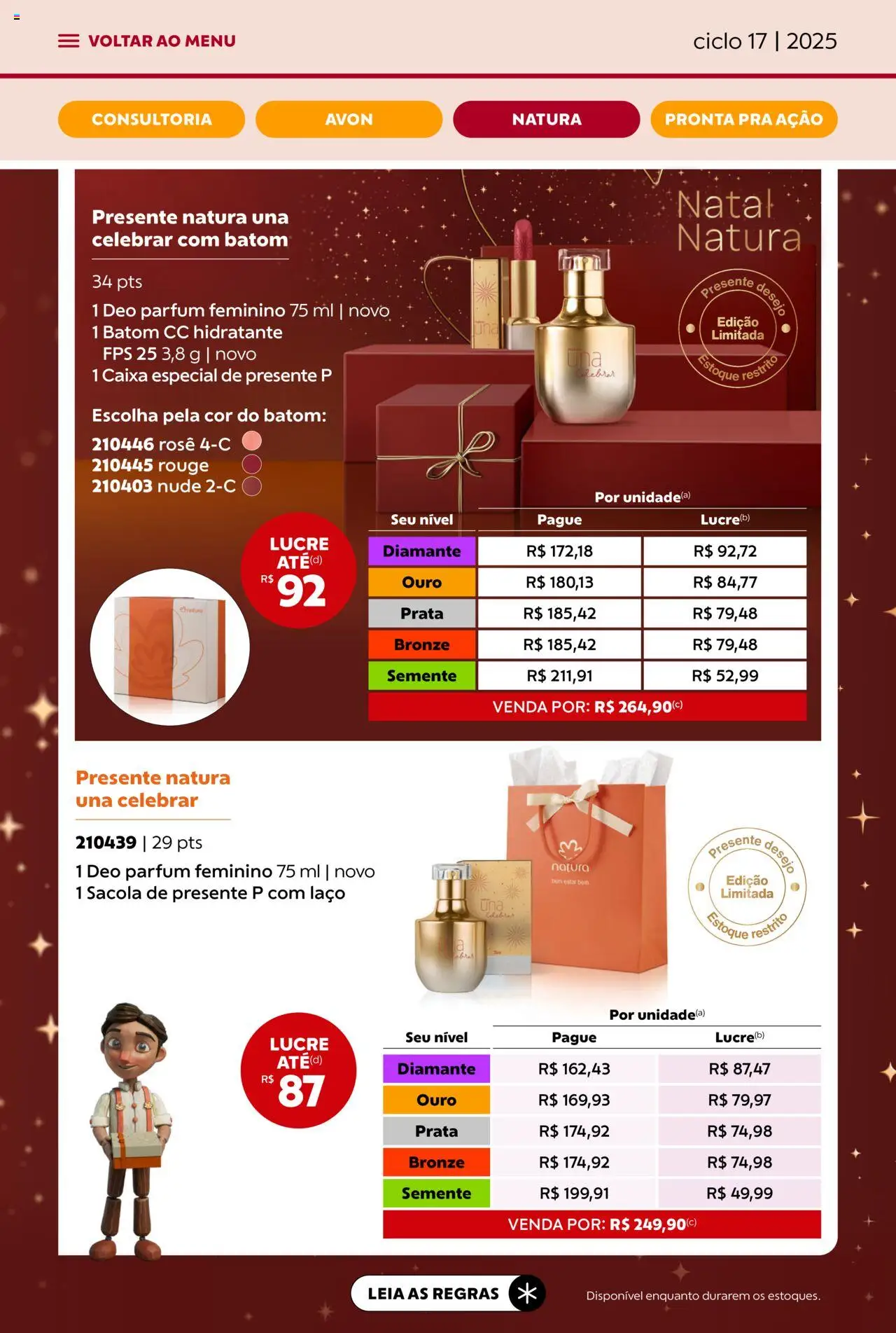 Avon Folheto - válido de 07.10.2025 | Página: 43 | Produtos: Batom, Caixa