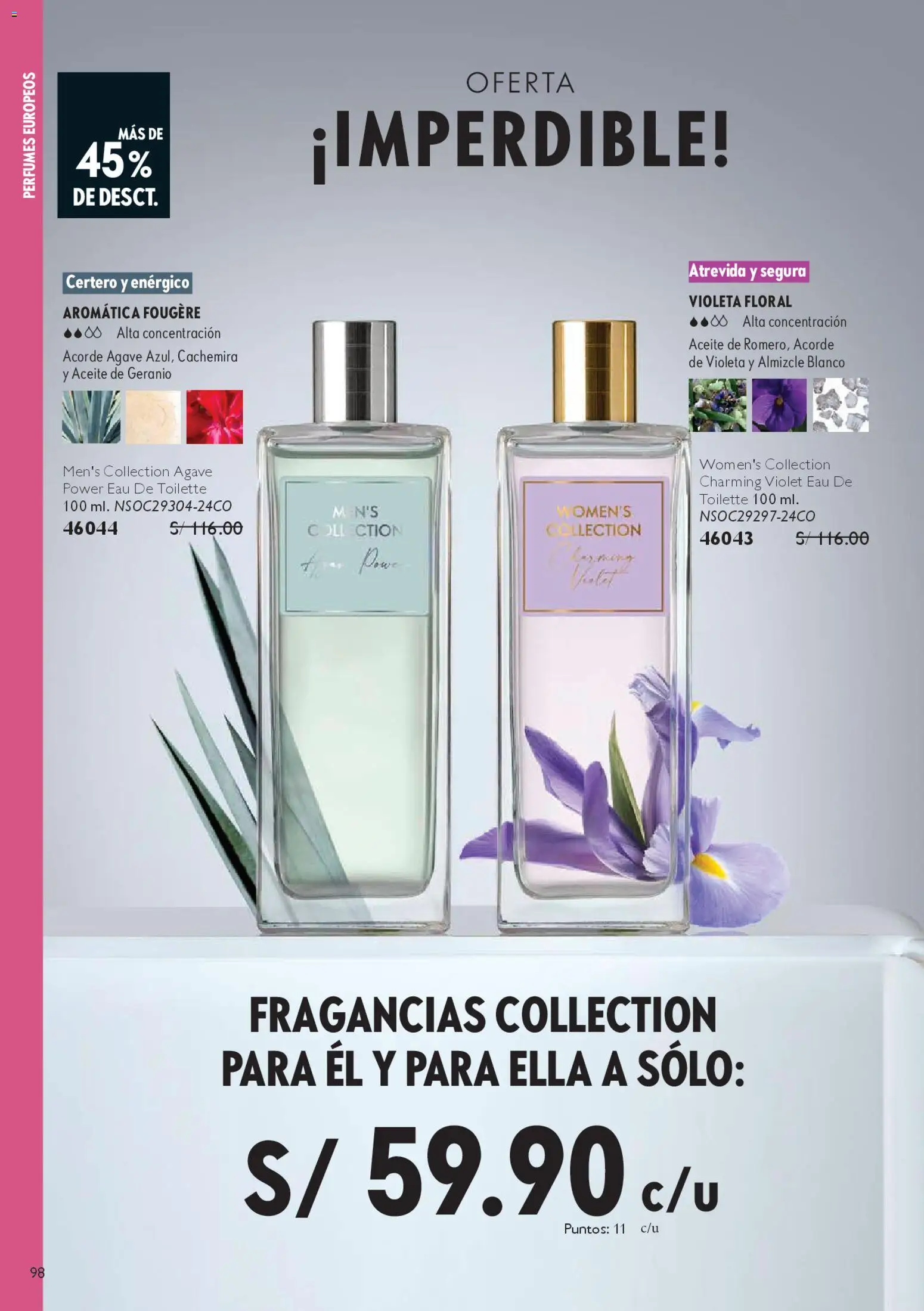 Catálogo Oriflame válido desde 14.02.2026 | Página: 98 | Productos: Aceite, EAU de Toilette