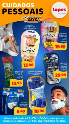 Lopes Supermercados - Ofertas Especial Bic - Pré-Visualização do folheto da loja Lopes Supermercados, válido de 21.10.2025