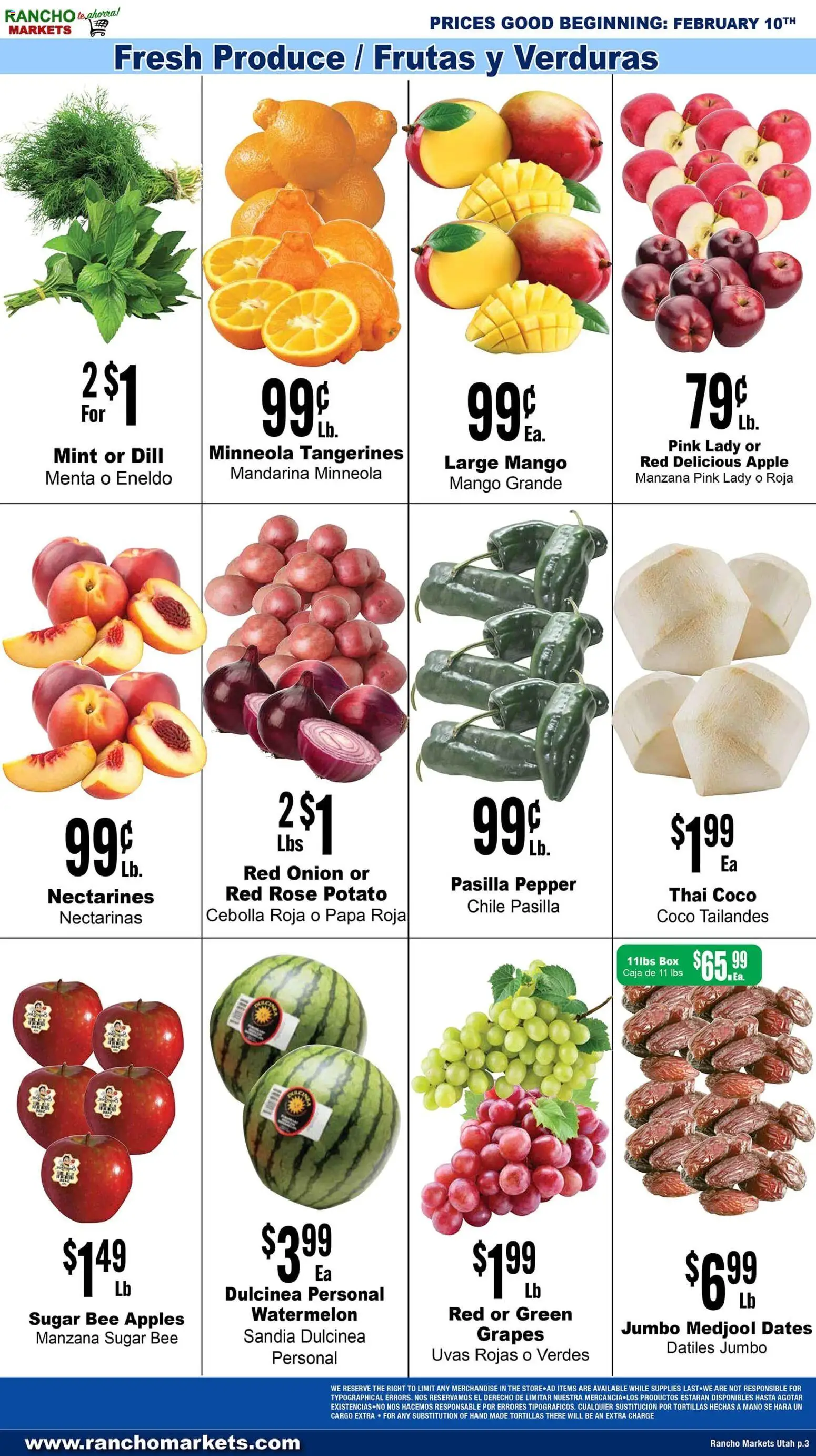 Rancho Markets Weekly Ad - valid from 10.02.2026 | Page: 3