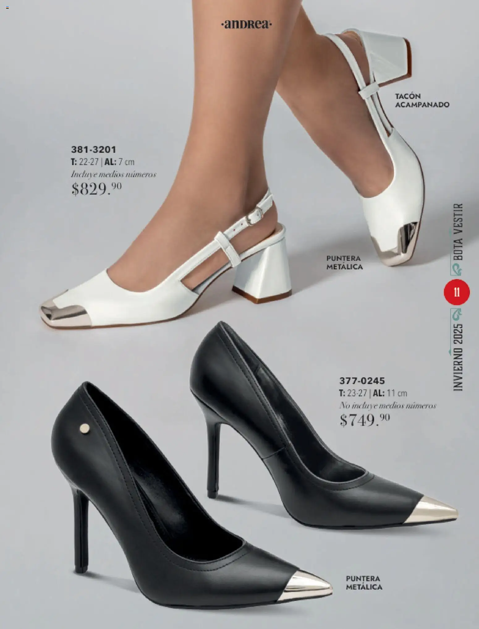 Nuevas ofertas de Andrea válidas en toda la República Mexicana desde el 26.11.2025. ¡Encuentra las mejores ofertas en Andrea catálogo Invierno! | Página: 11