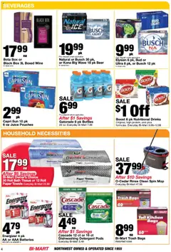 Bi-Mart Membership Savings Book - valid from 17.06.2025 | Page: 4 | Products: Bath, Juice, Beer, Dishwashing detergent
