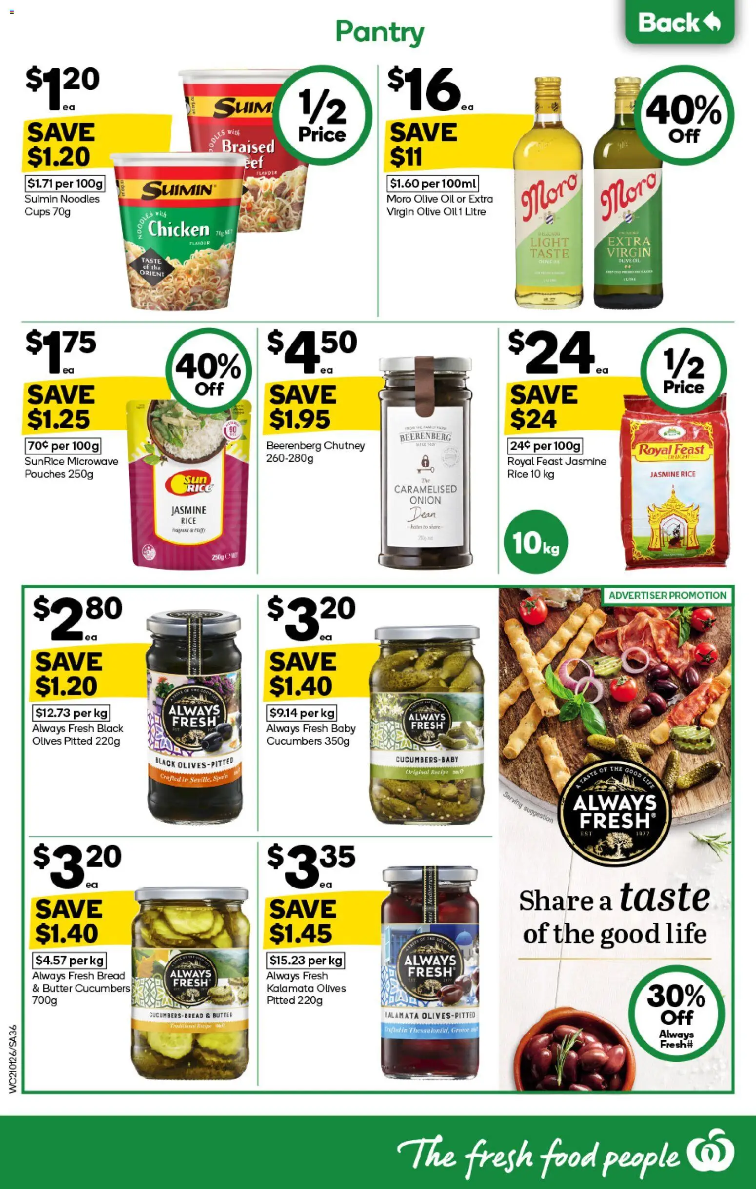 Woolworths catalogue - valid from 21.01.2026 | Page: 36 | Products: Oil, Bread, Rice, Microwave