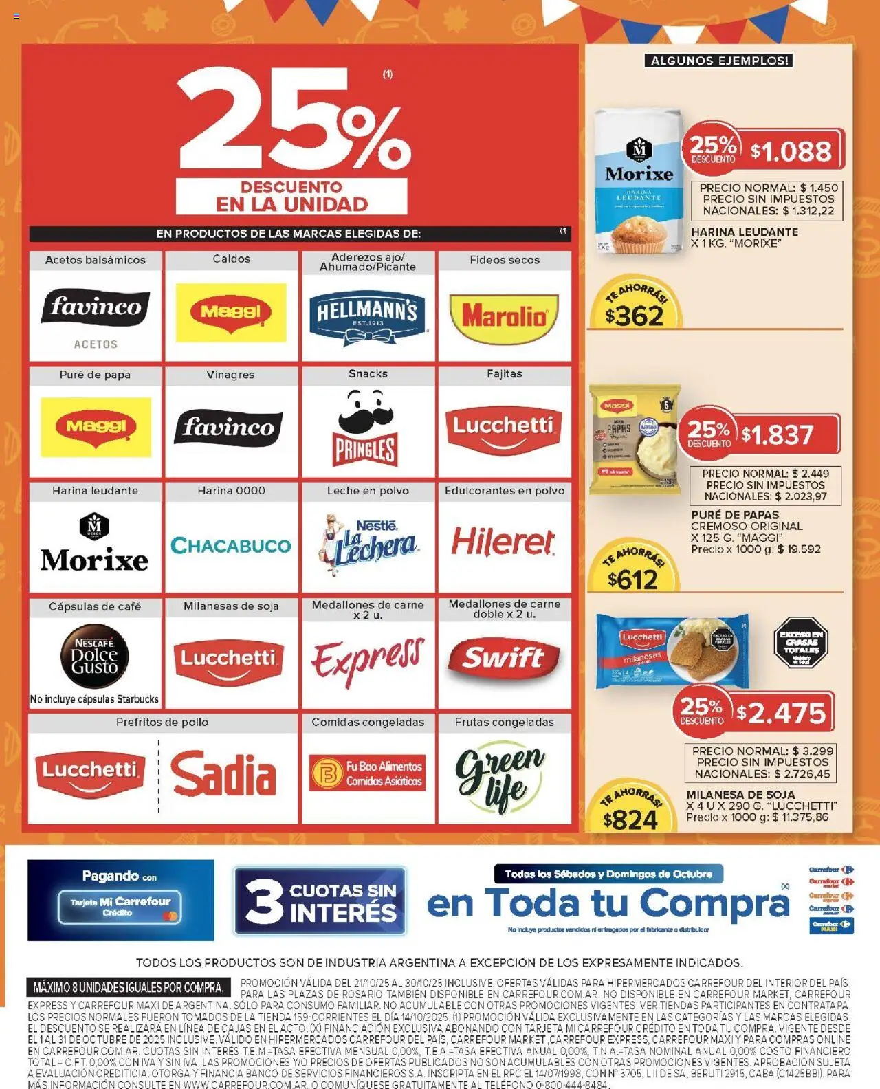 Carrefour ofertas - Catamarca │ válido desde el 21.10.2025 | Página: 7 | Productos: Rosario, Leche en polvo, Polvo, Leche