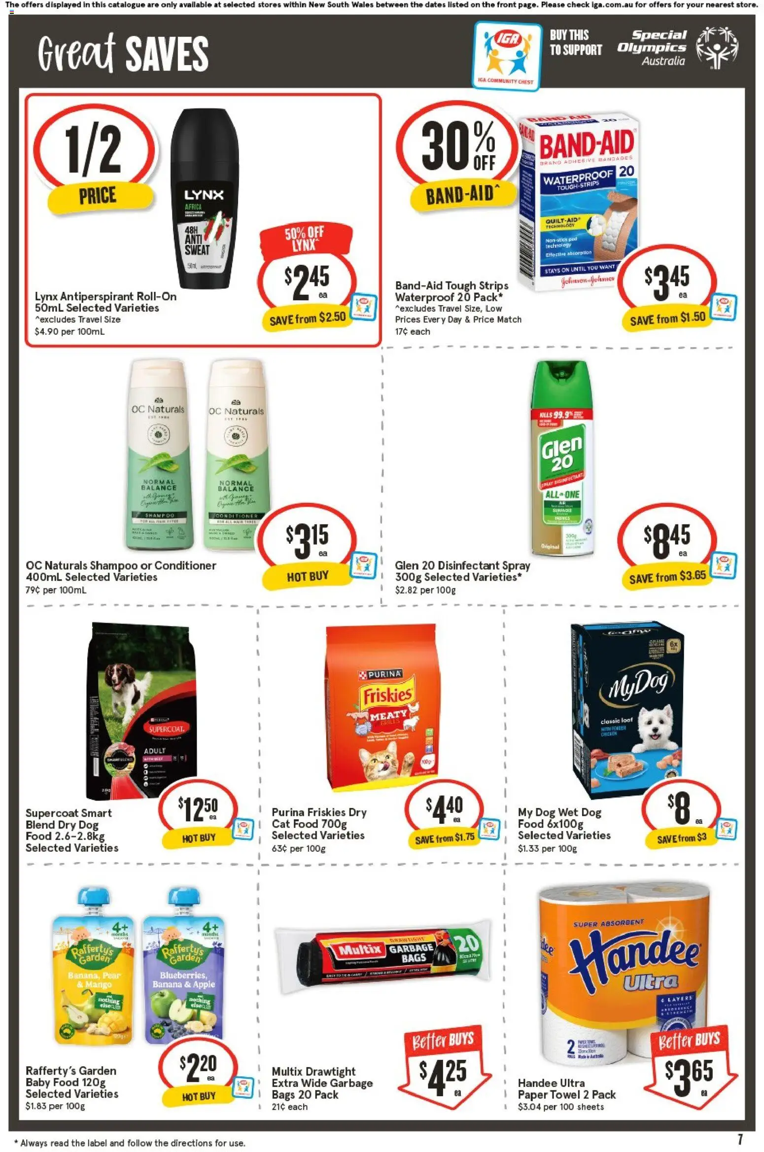 IGA catalogue - valid from 29.04.2026 | Page: 7 | Products: Shampoo, Chicken, Mango, Pear