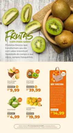 Oba Hortifruti - Ofertas da semana - Pré-Visualização do folheto da loja Oba Hortifruti, válido de 19.12.2025 | Página: 4 | Produtos: Coco, Pera, Refresco, Kiwi