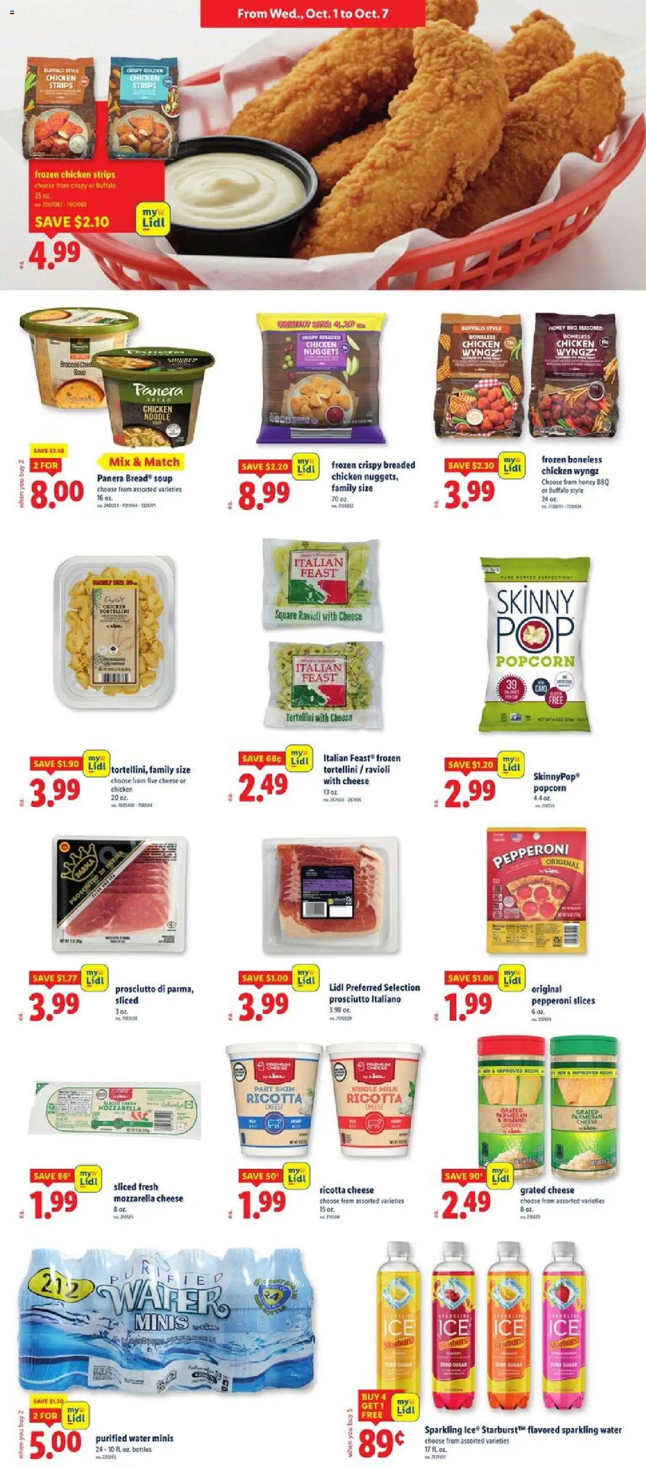 Lidl Weekly Ad - valid from 01.10.2025 | Page: 3 | Products: Broccoli, Milk, Cheese, Sugar