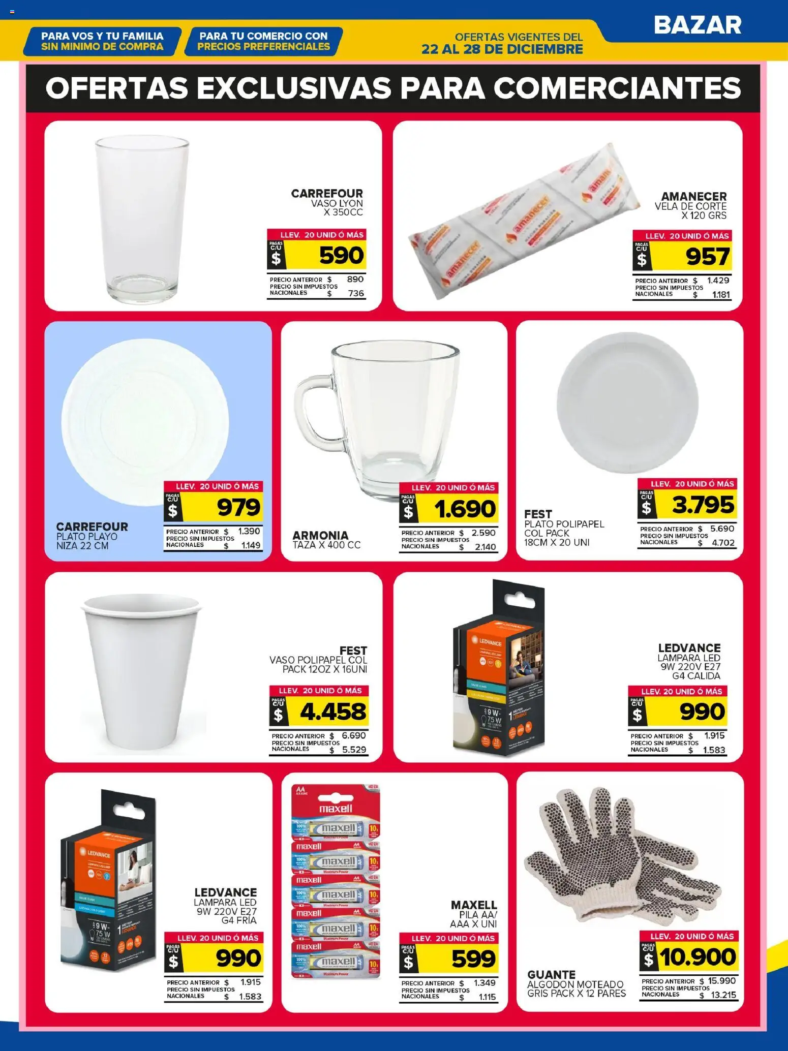 Carrefour Maxi catálogo │ válido desde el 22.12.2025 | Página: 24 | Productos: Vela, Algodón, Pila, Lámpara