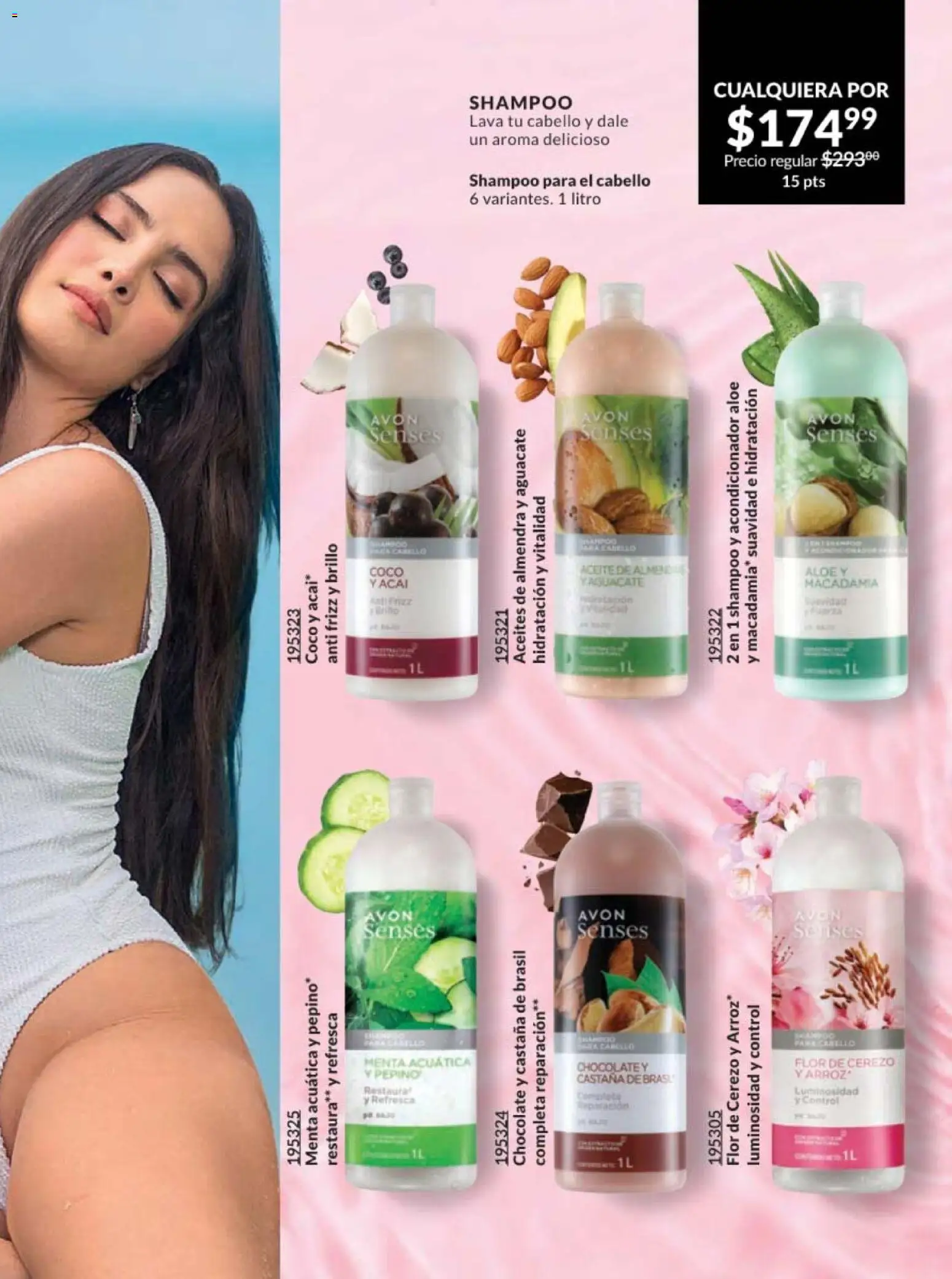Nuevas ofertas de AVON válidas en toda la República Mexicana desde el 28.11.2025. ¡Encuentra las mejores ofertas en AVON campaña 18 2025! | Página: 201 | Productos: Aguacate, Chocolate, Almendra, Acondicionador