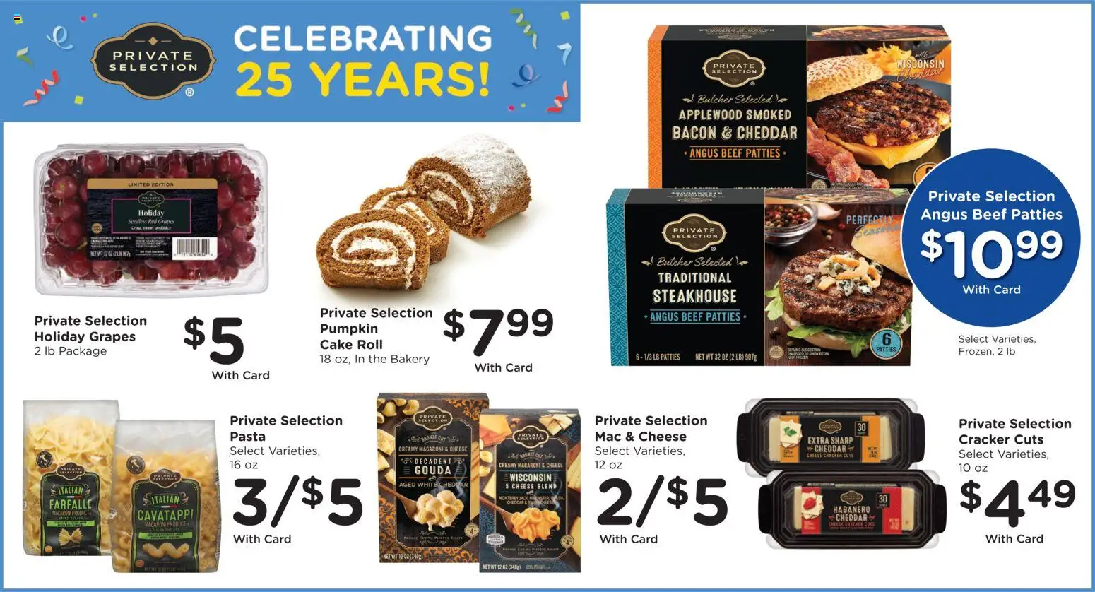 King Soopers Weekly Ad - valid from 29.10.2025 | Page: 7 | Products: Cheese, Beef, Pumpkin, Grapes