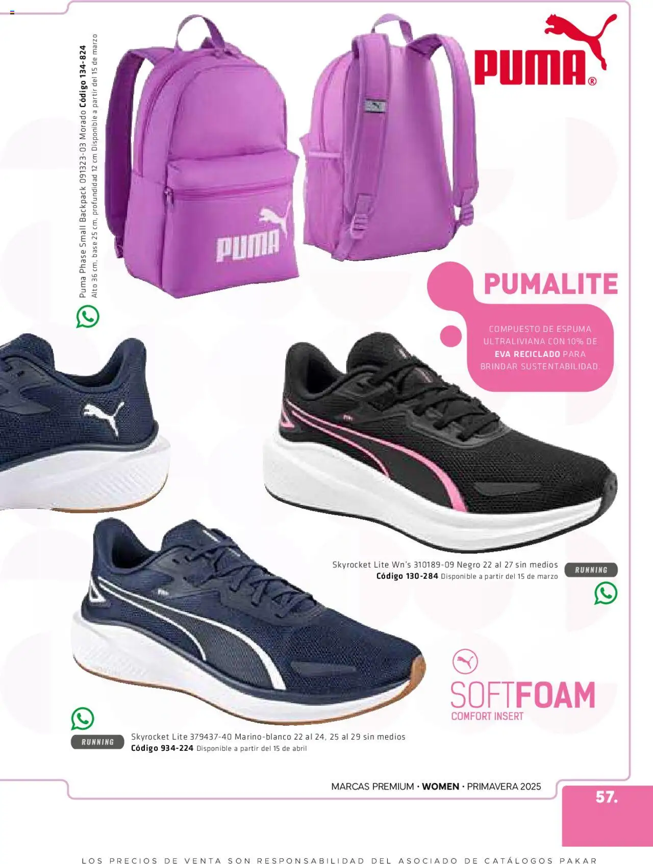 Nuevas ofertas de SC Pakar válidas en toda la República Mexicana desde el 06.03.2025. ¡Encuentra las mejores ofertas en SC Pakar catálogo Women! | Página: 57 | Productos: Espuma