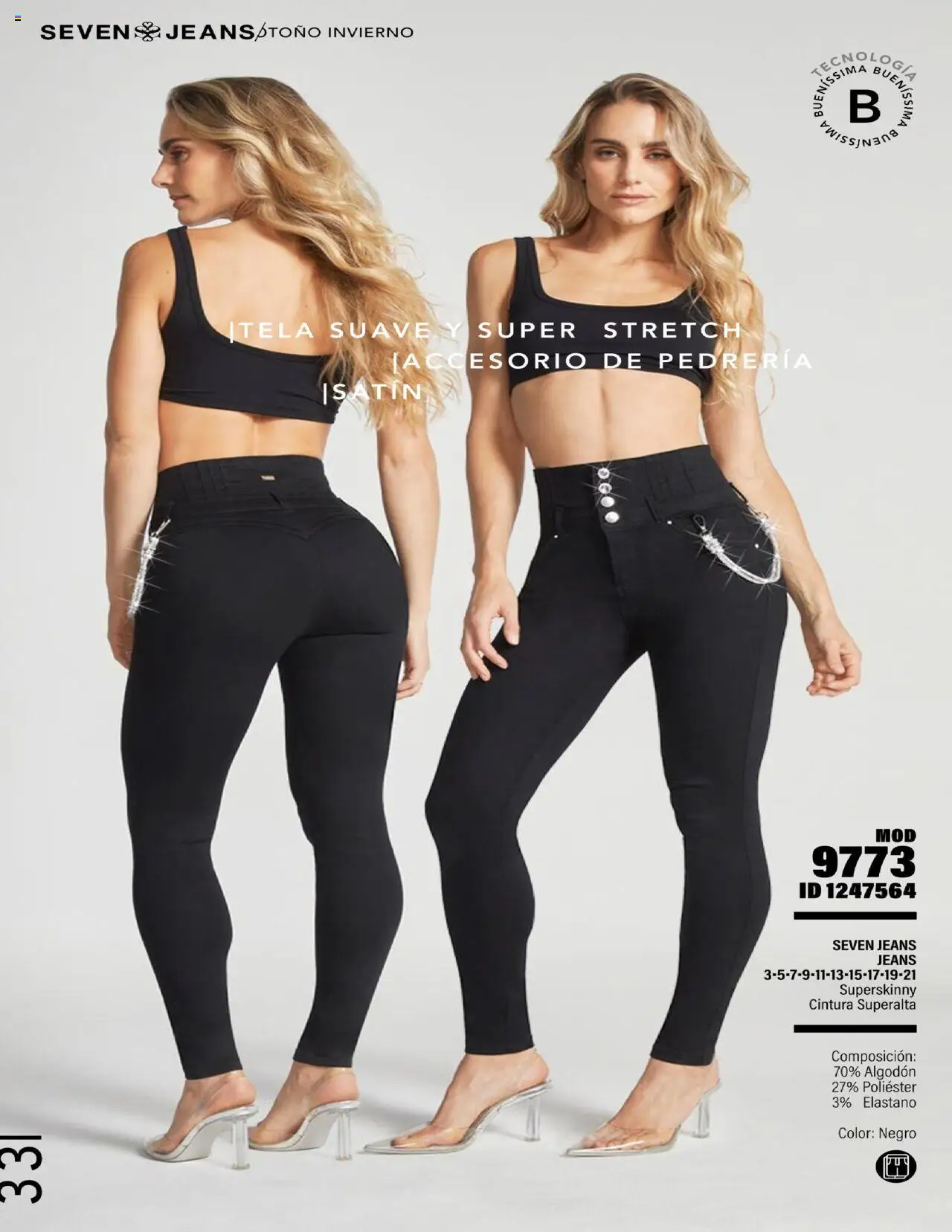 Nuevas ofertas de Price Shoes válidas en toda la República Mexicana desde el 23.07.2025. ¡Encuentra las mejores ofertas en Price Shoes - Catálogo Seven Jeans! | Página: 33 | Productos: Algodón