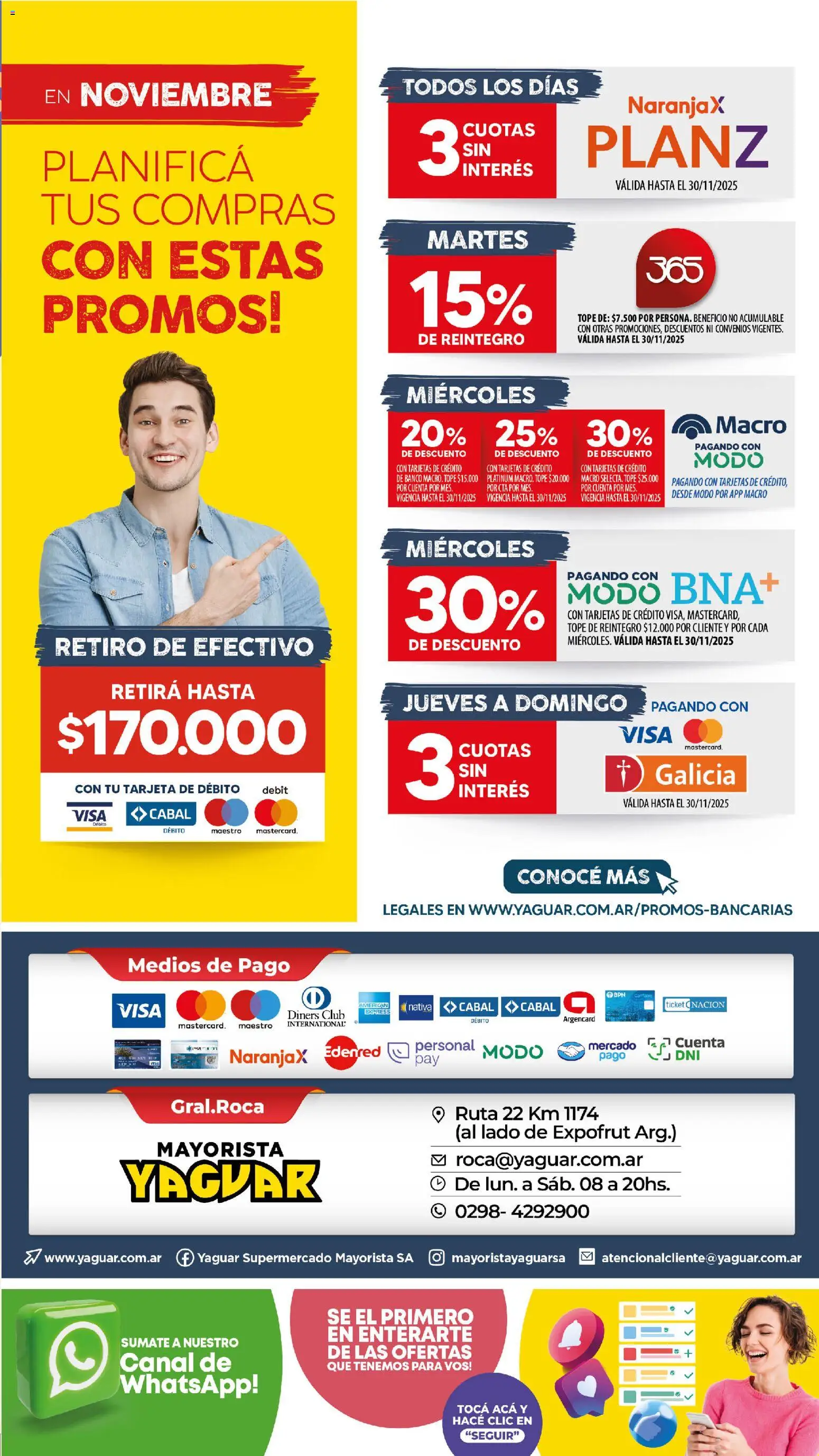 Yaguar - General Roca │ válido desde el 10.11.2025 | Página: 20 | Productos: Banco