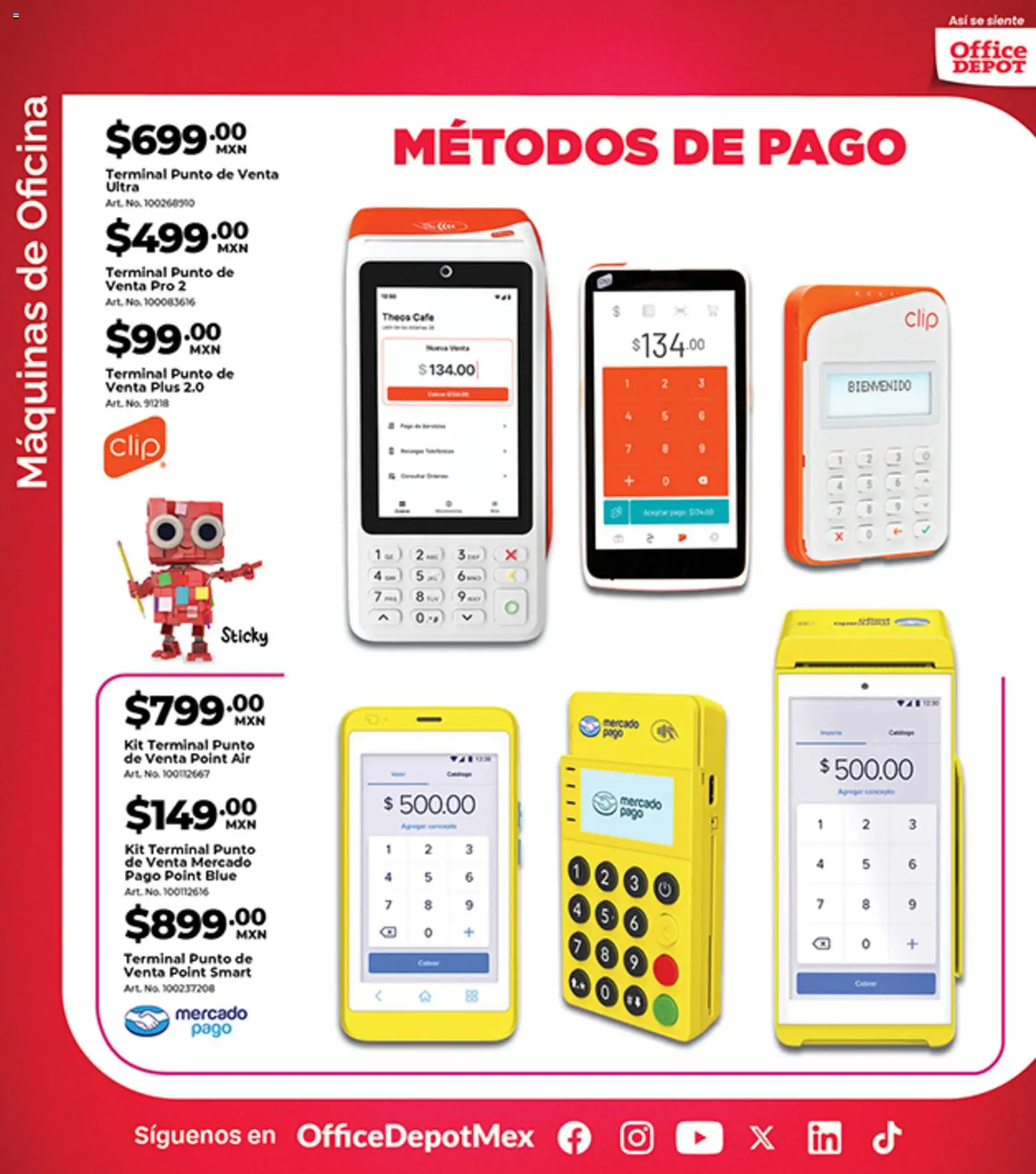 Nuevas ofertas de Office Depot válidas en toda la República Mexicana desde el 01.04.2026. ¡Encuentra las mejores ofertas en Office Depot catálogo! | Página: 14