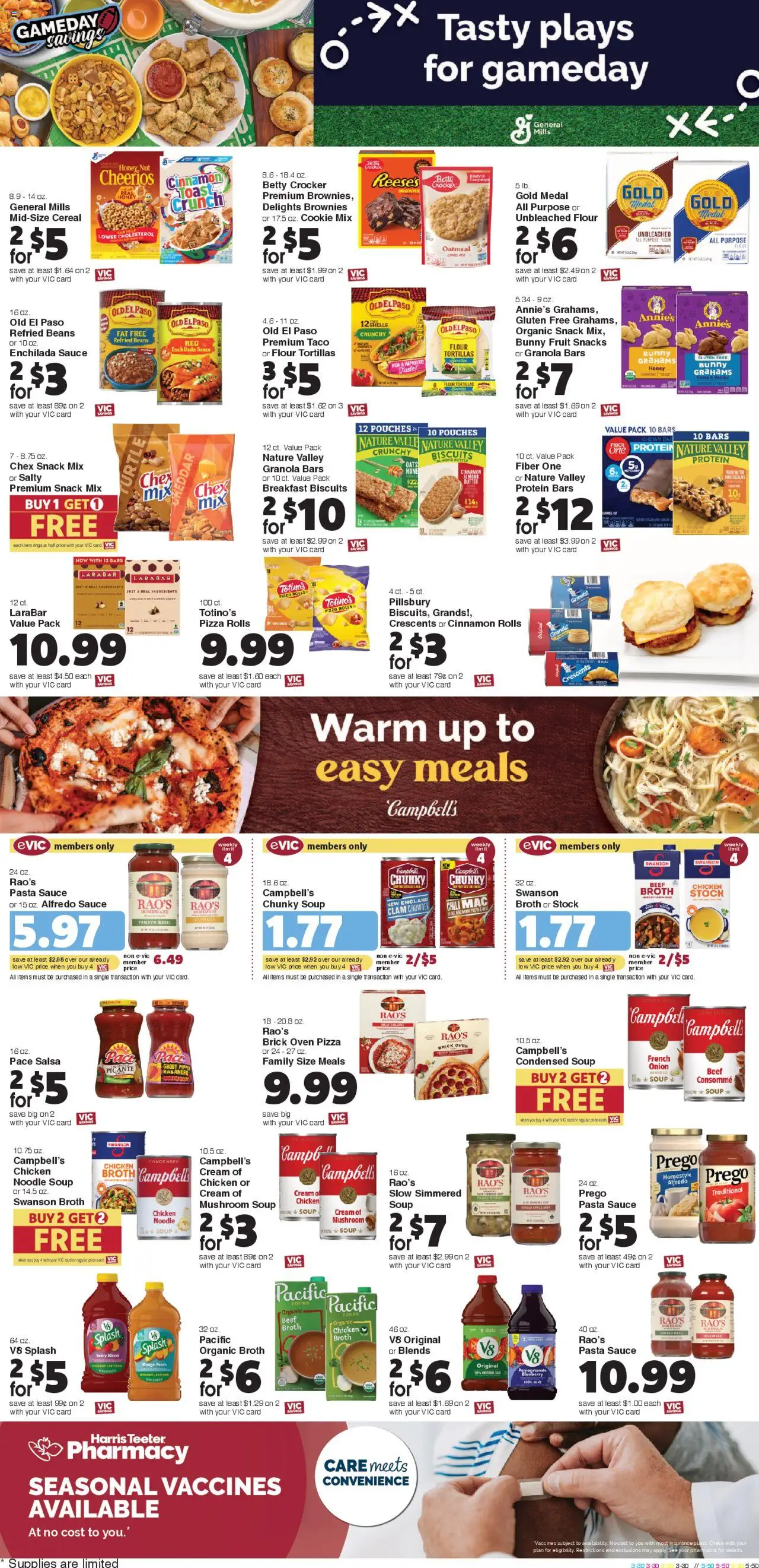 Harris Teeter Weekly Ad - valid from 08.10.2025 | Page: 9 | Products: Pizza, Pasta, Cream, Oven