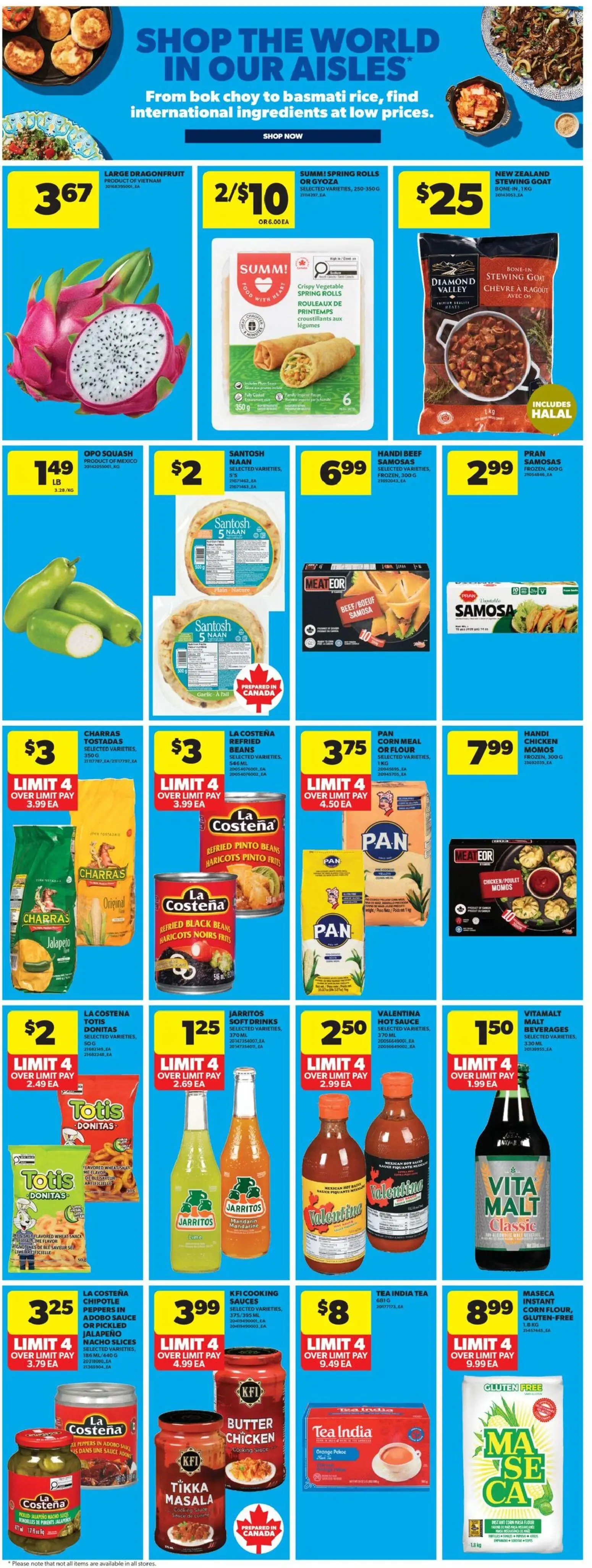 Real Canadian Superstore flyer valid from 16.04.2026 | Page: 14 | Products: Tea, Beef, Butter, Chicken