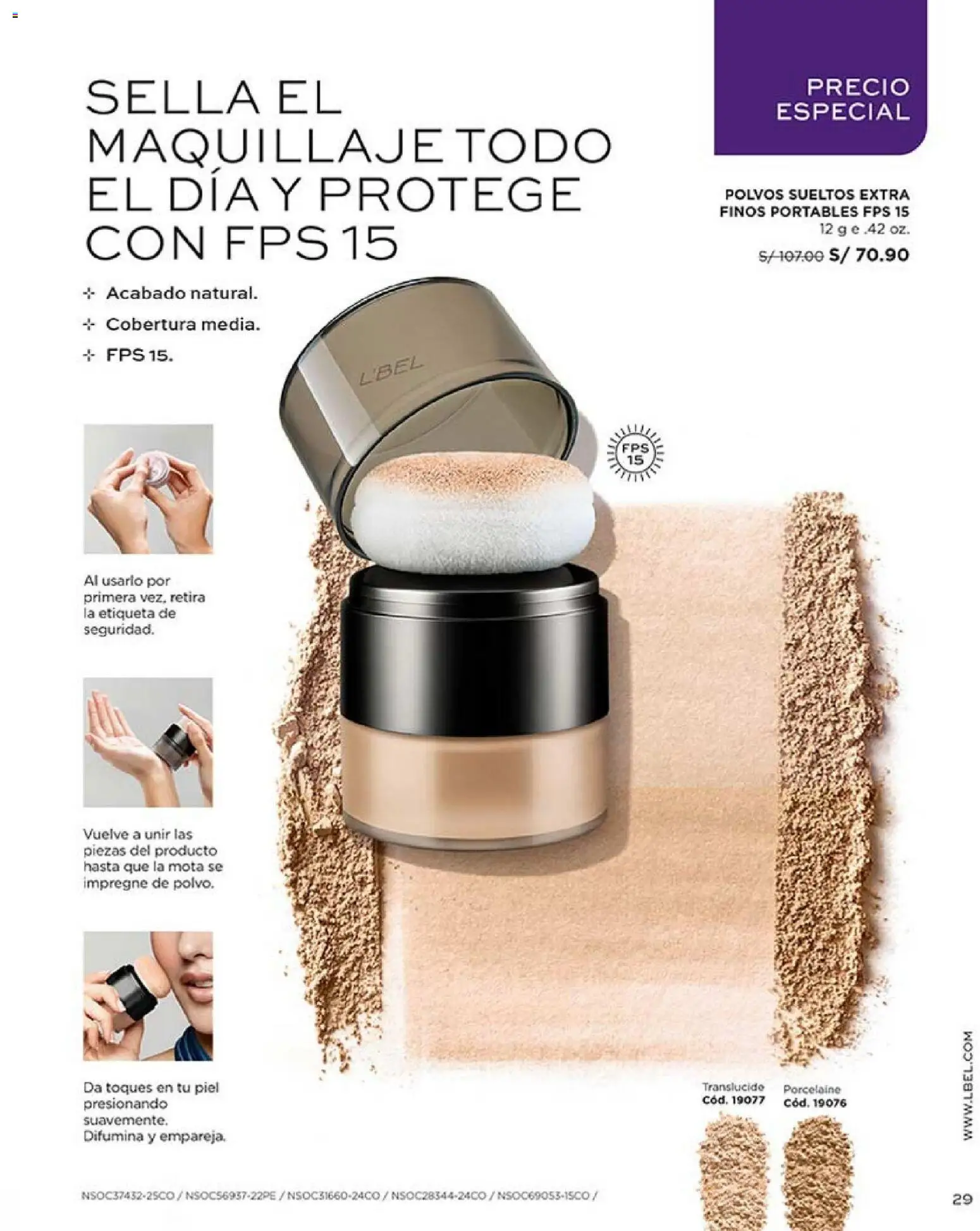 Catálogo L'Bel válido desde 18.12.2025 | Página: 29 | Productos: Maquillaje