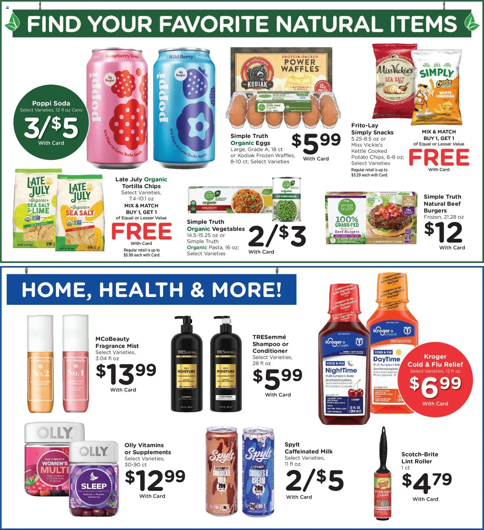 Kroger Weekly Ad - valid from 14.01.2026 | Page: 9 | Products: Fragrance, Shampoo, Milk, Chips